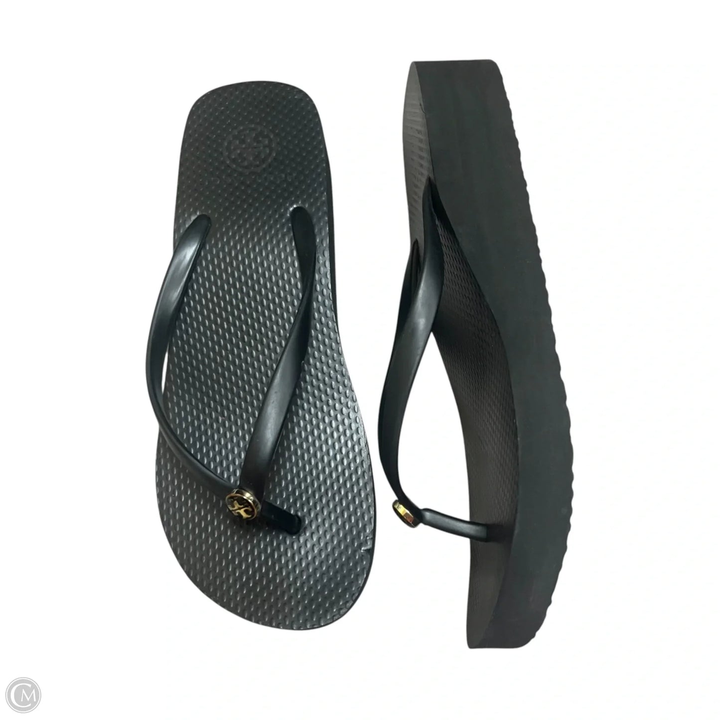 Sandals Designer By Tory Burch In Black, Size: 9