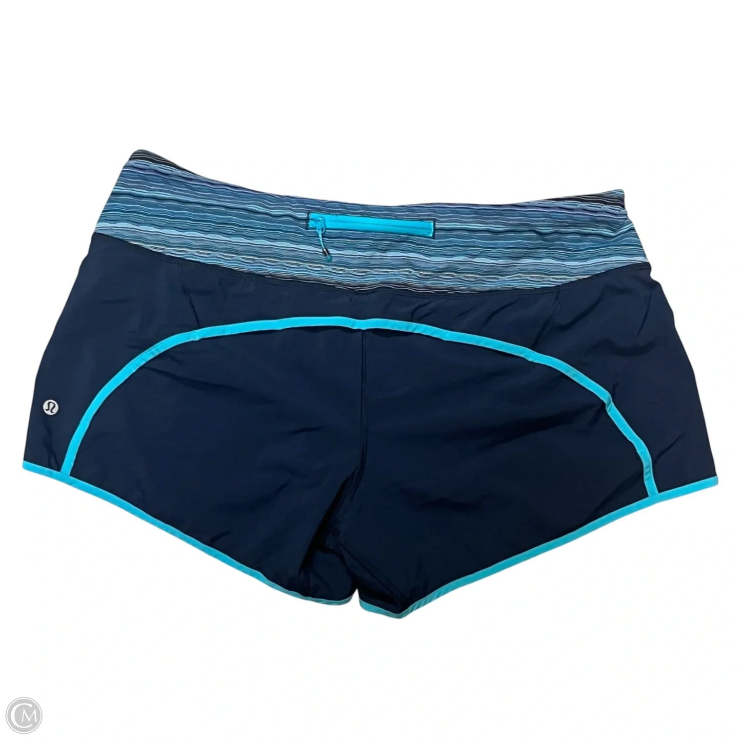 Athletic Shorts By Lululemon In Blue, Size: 12