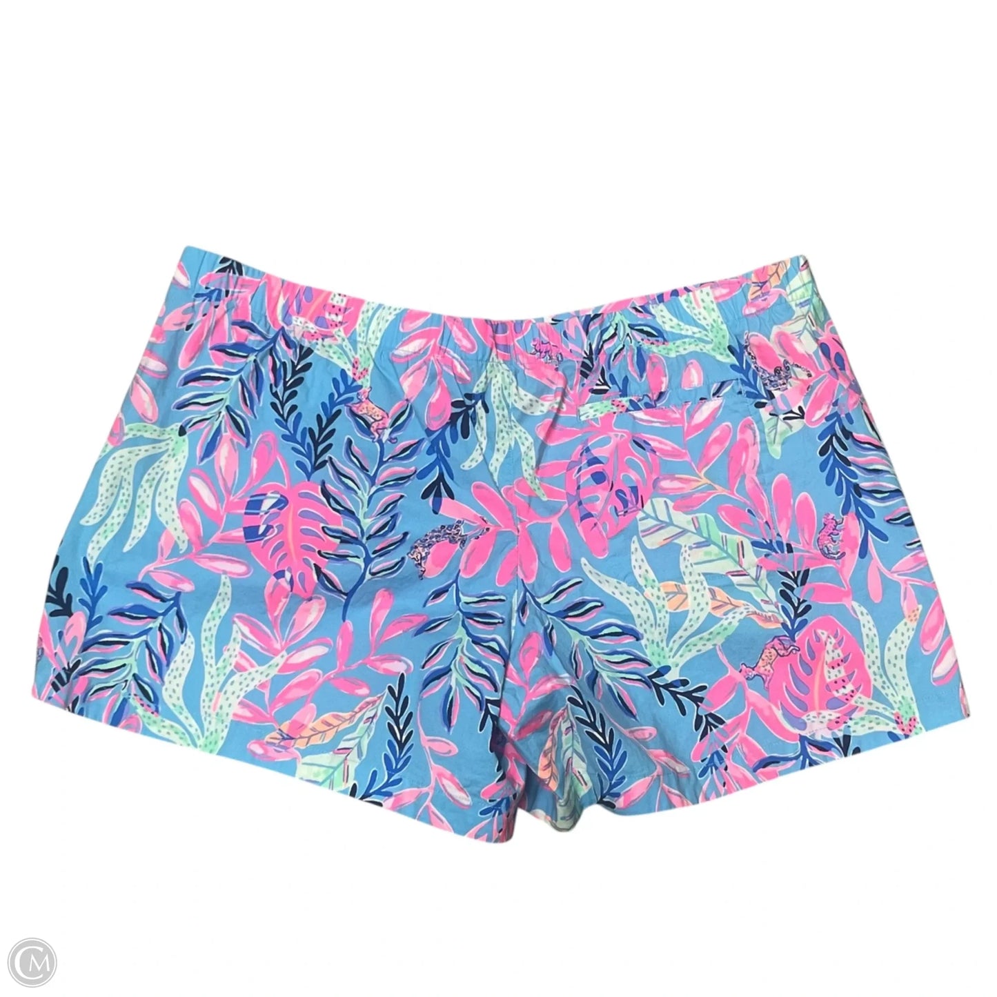 Shorts Designer By Lilly Pulitzer In Blue & Pink, Size: Xl
