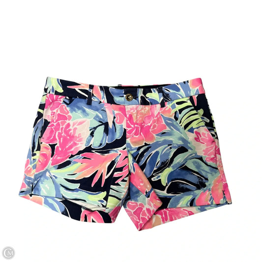 Shorts Designer By Lilly Pulitzer In Blue & Pink, Size: 10
