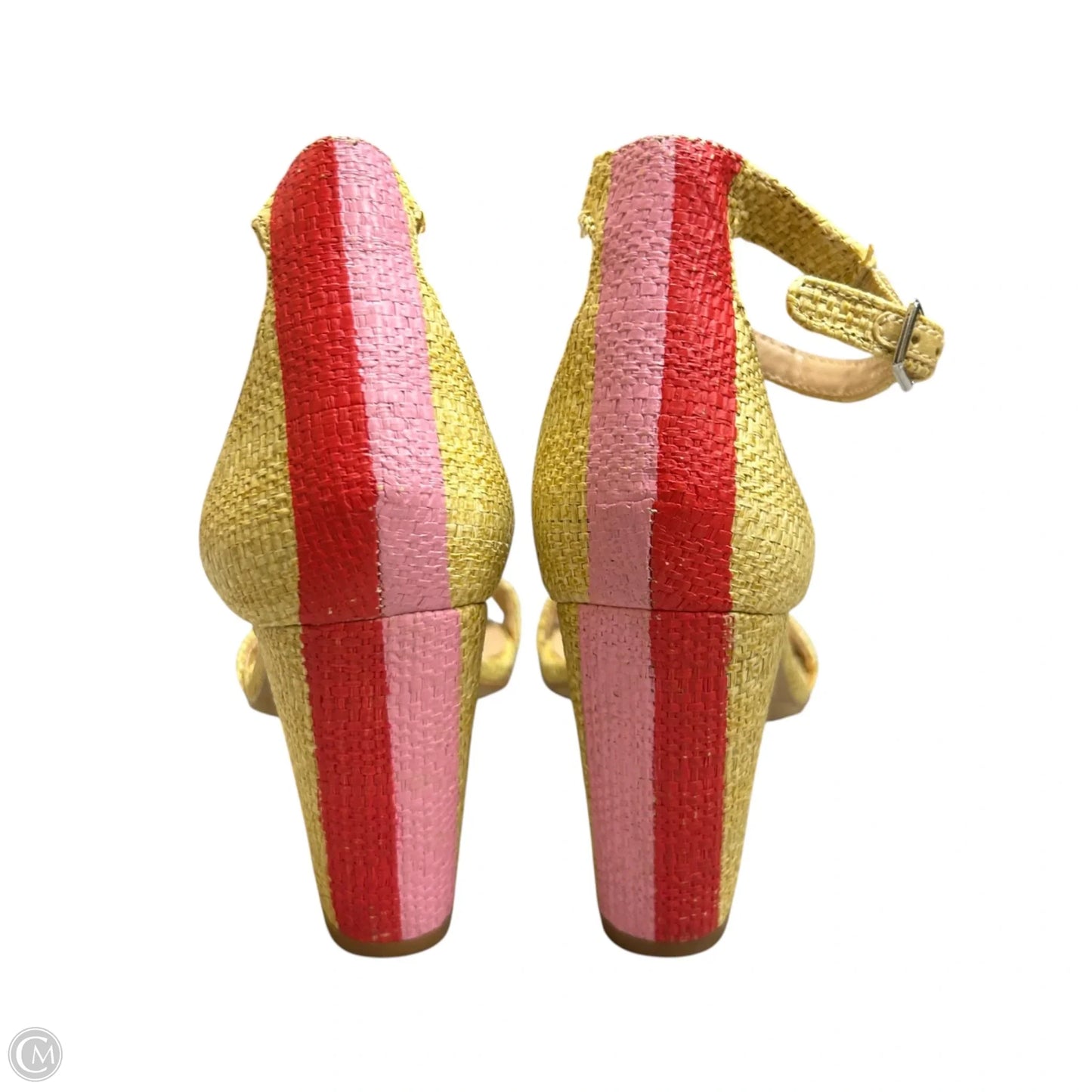 Sandals Heels Block By Inc In Tan, Size: 7.5