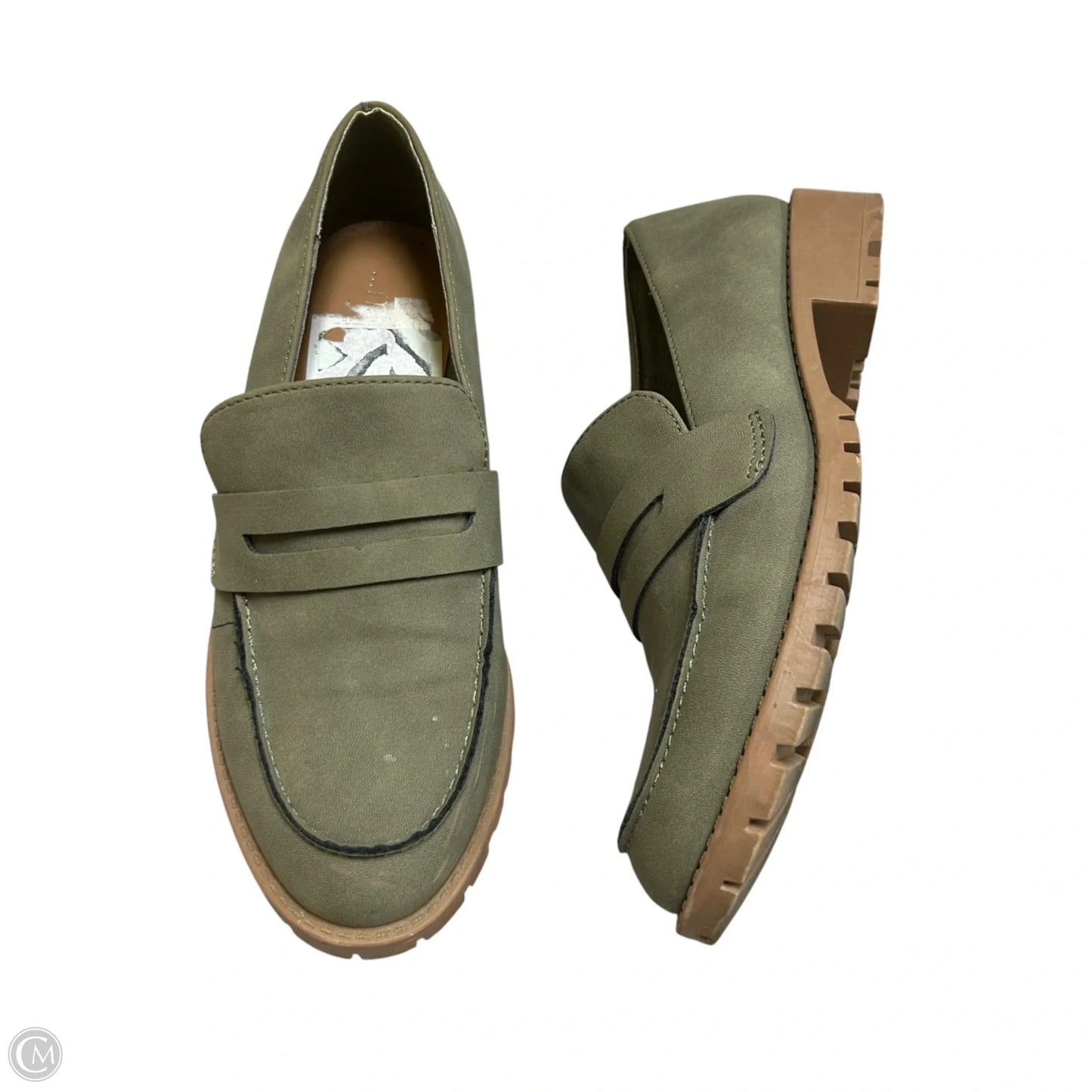 Shoes Flats By Me Too In Green, Size: 7.5