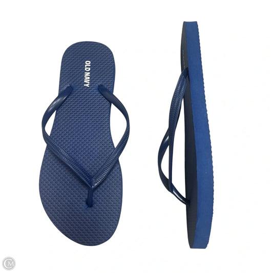 Sandals Flip Flops By Old Navy In Blue, Size: 7
