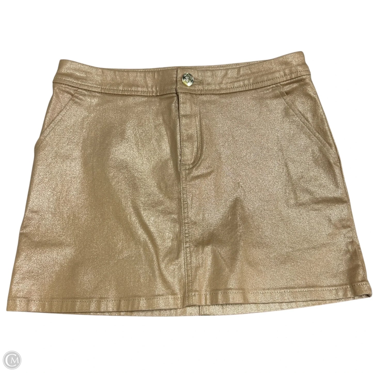Skirt Designer By Lilly Pulitzer In Gold, Size: 0