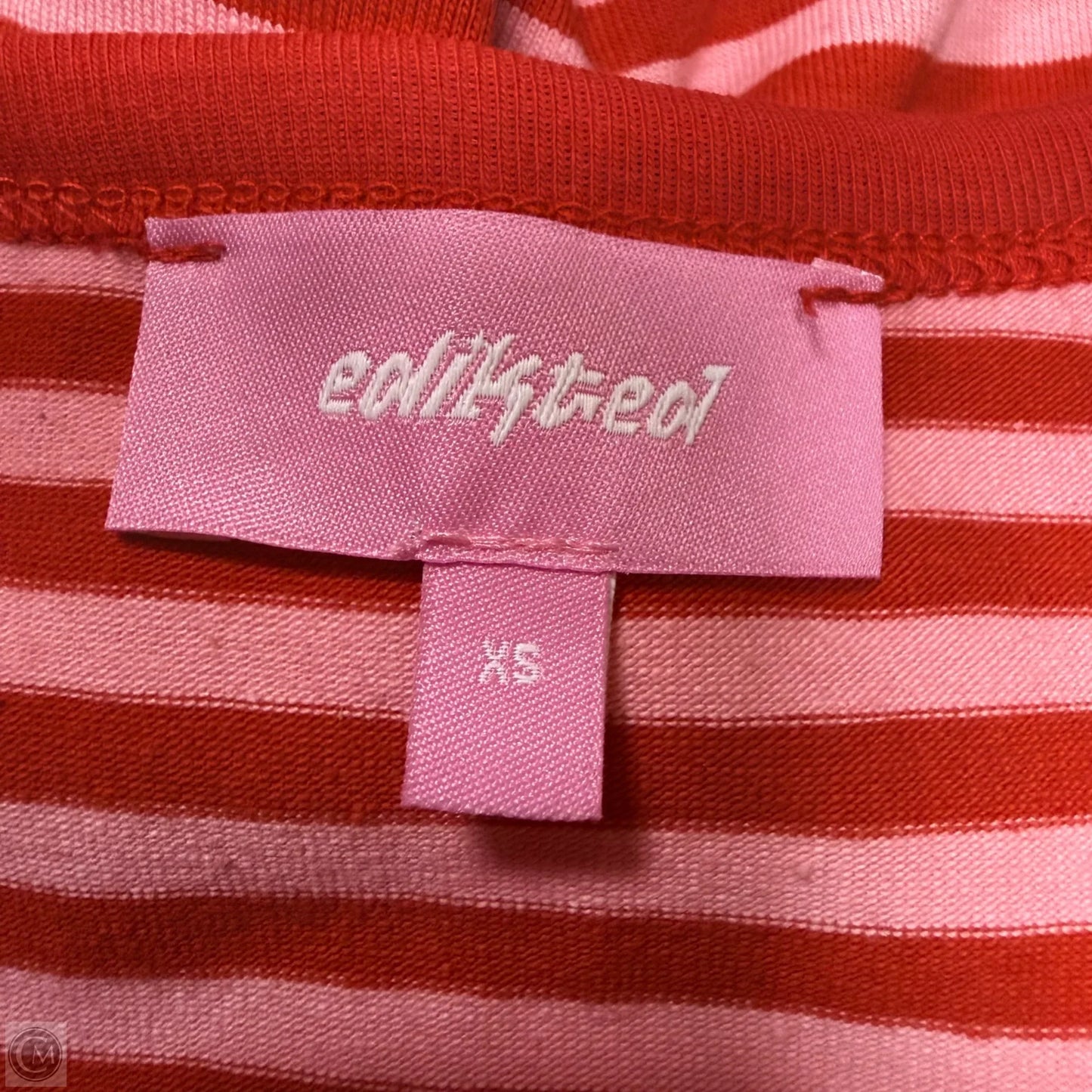 Top Short Sleeve Basic By Edikted In Pink & Red, Size: Xs