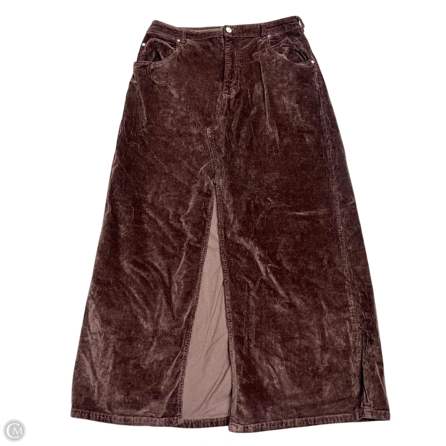 Skirt Maxi By Pilcro In Brown, Size: L