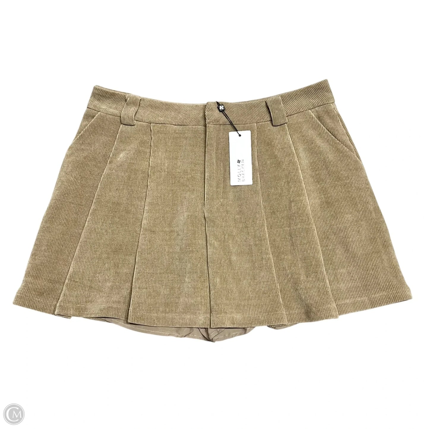 Skirt Mini & Short By Molly Bracken In Beige, Size: M