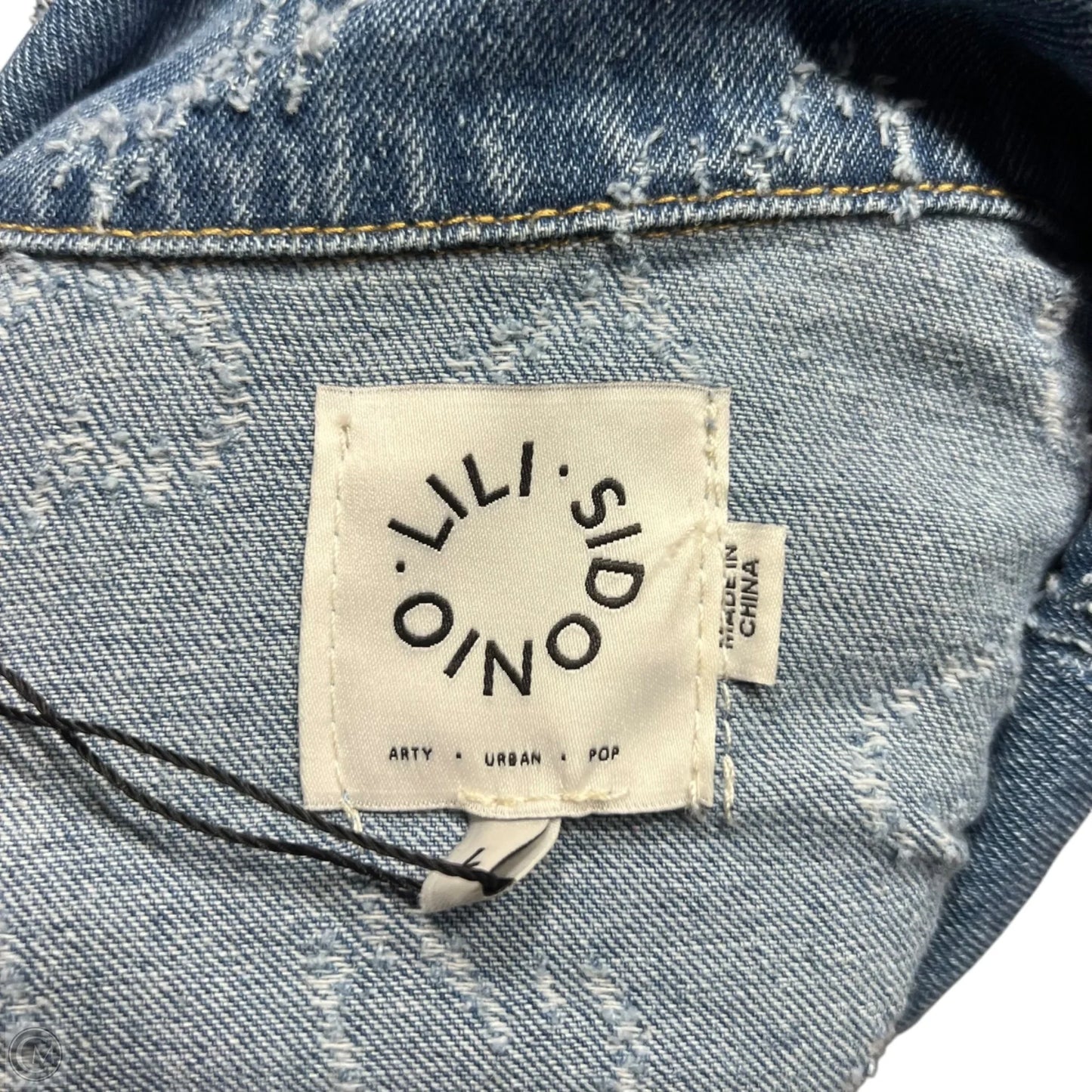 Jacket Denim By Lili Sidonio In Blue Denim, Size: S