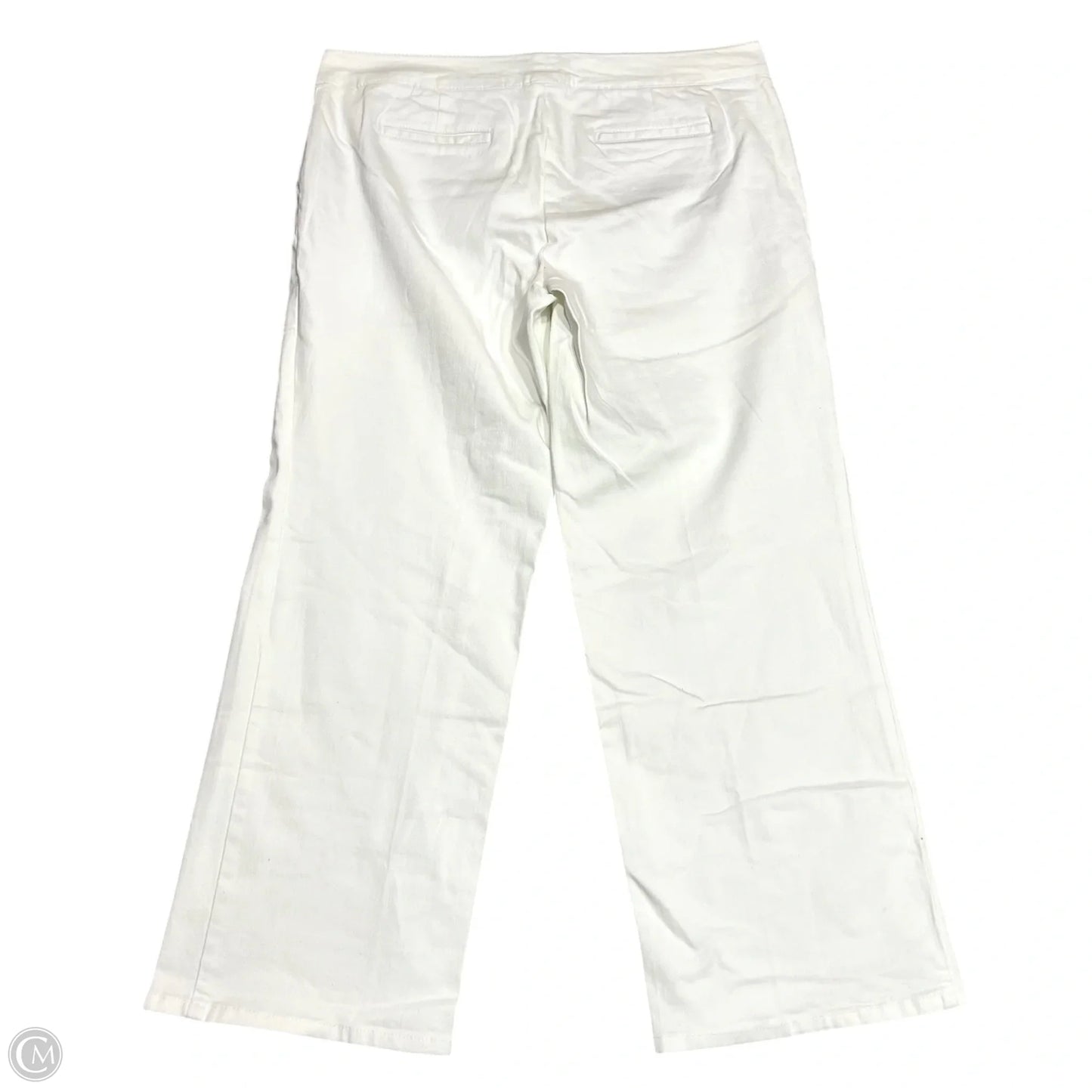 Jeans Straight By Jessica London In White Denim, Size: 18