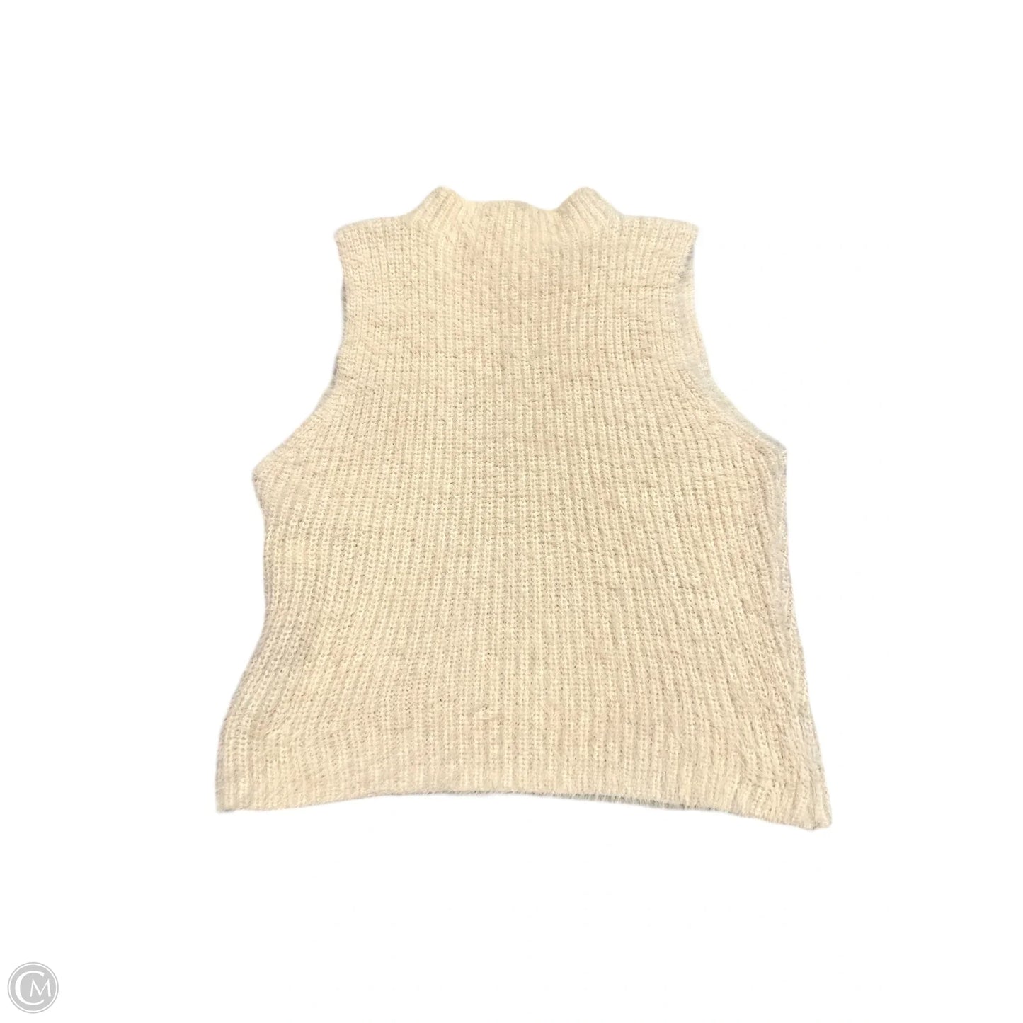 Vest Sweater By Zara In Tan, Size: L