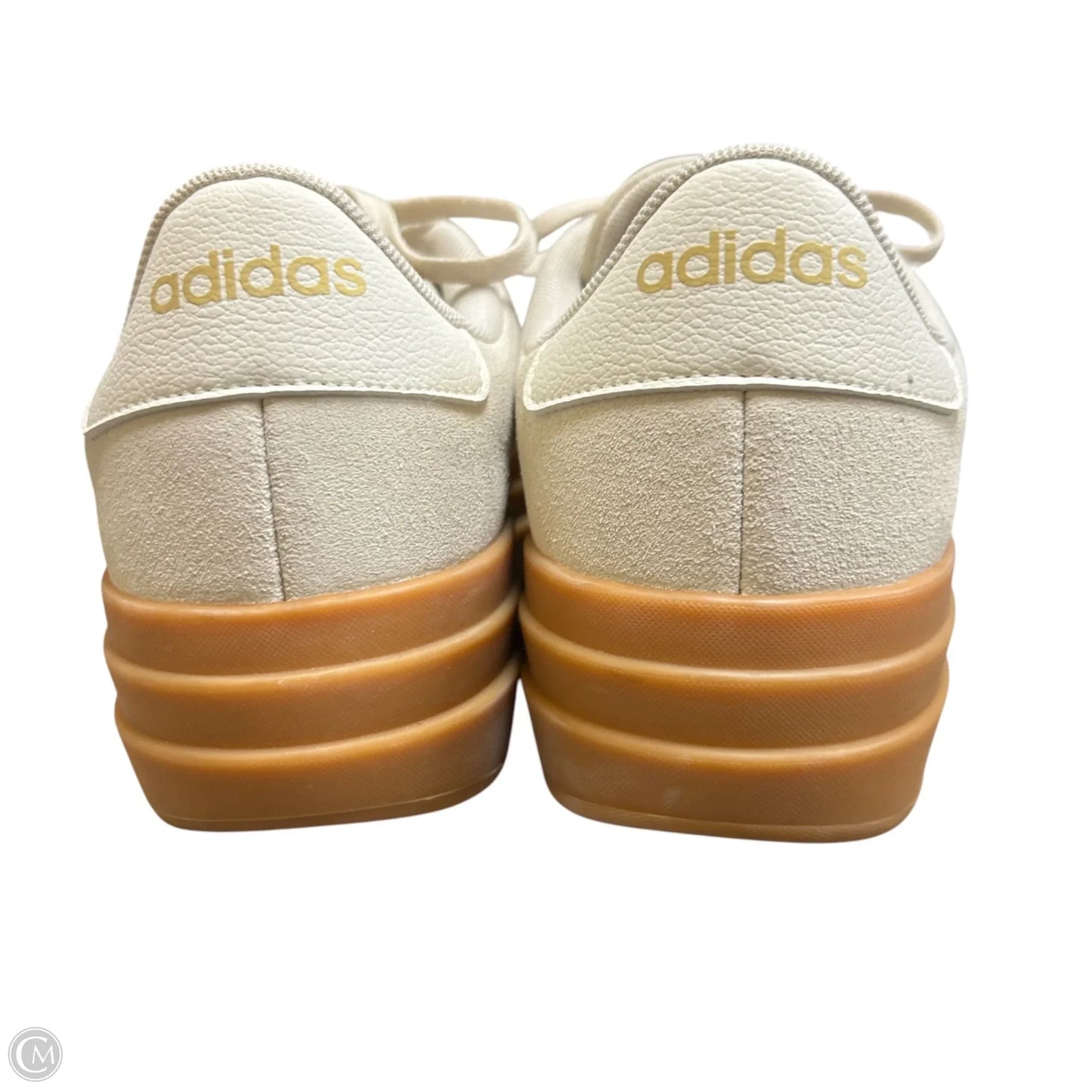 Shoes Sneakers By Adidas In Cream, Size: 8