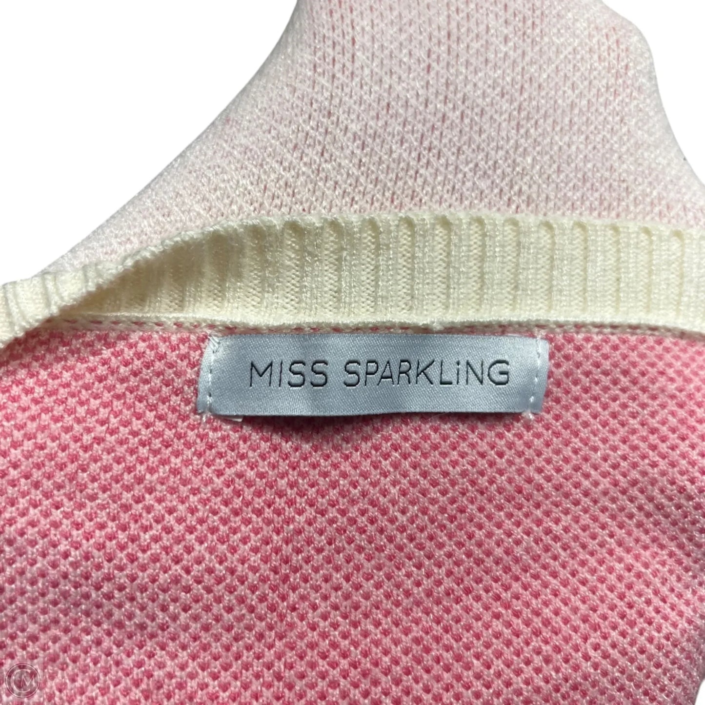 Sweater By Miss Sparkling In Pink, Size: Xl