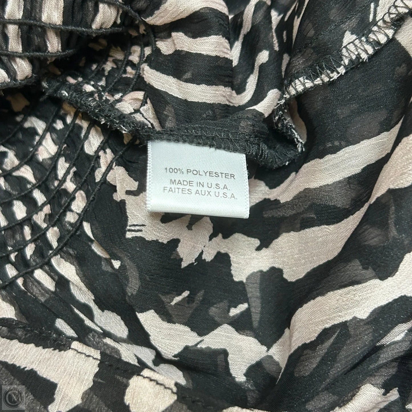 Dress Designer By Misa In Black & Pink, Size: S