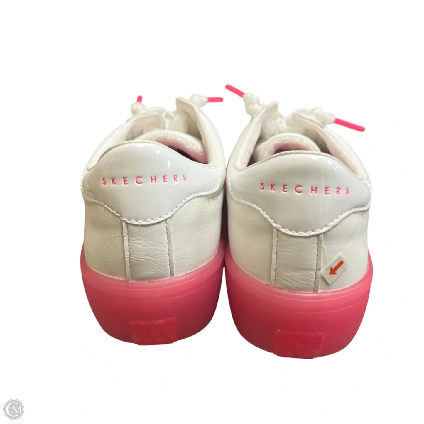 Shoes Sneakers By Skechers In Pink & White, Size: 7.5
