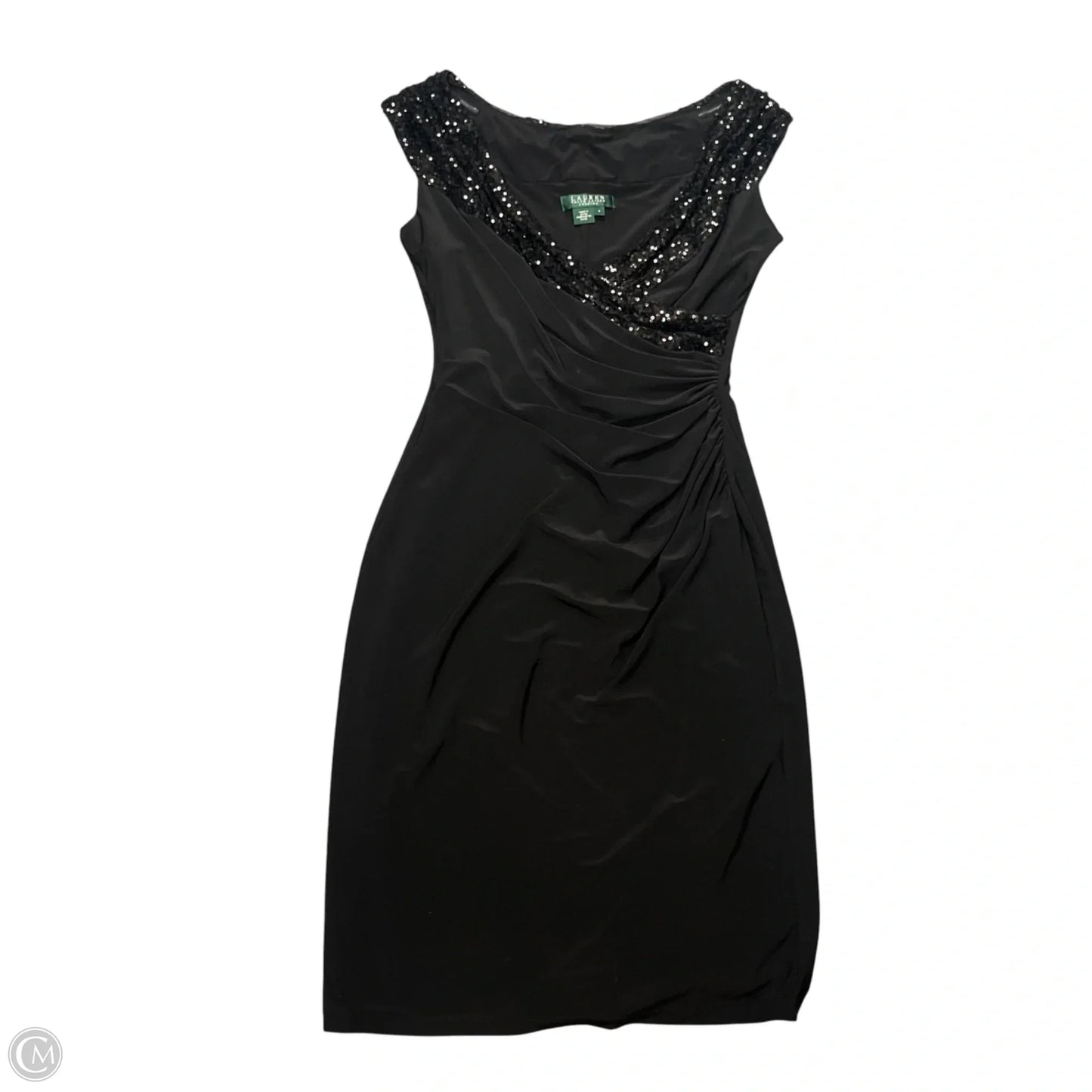 Dress Party Short By Lauren By Ralph Lauren In Black, Size: S