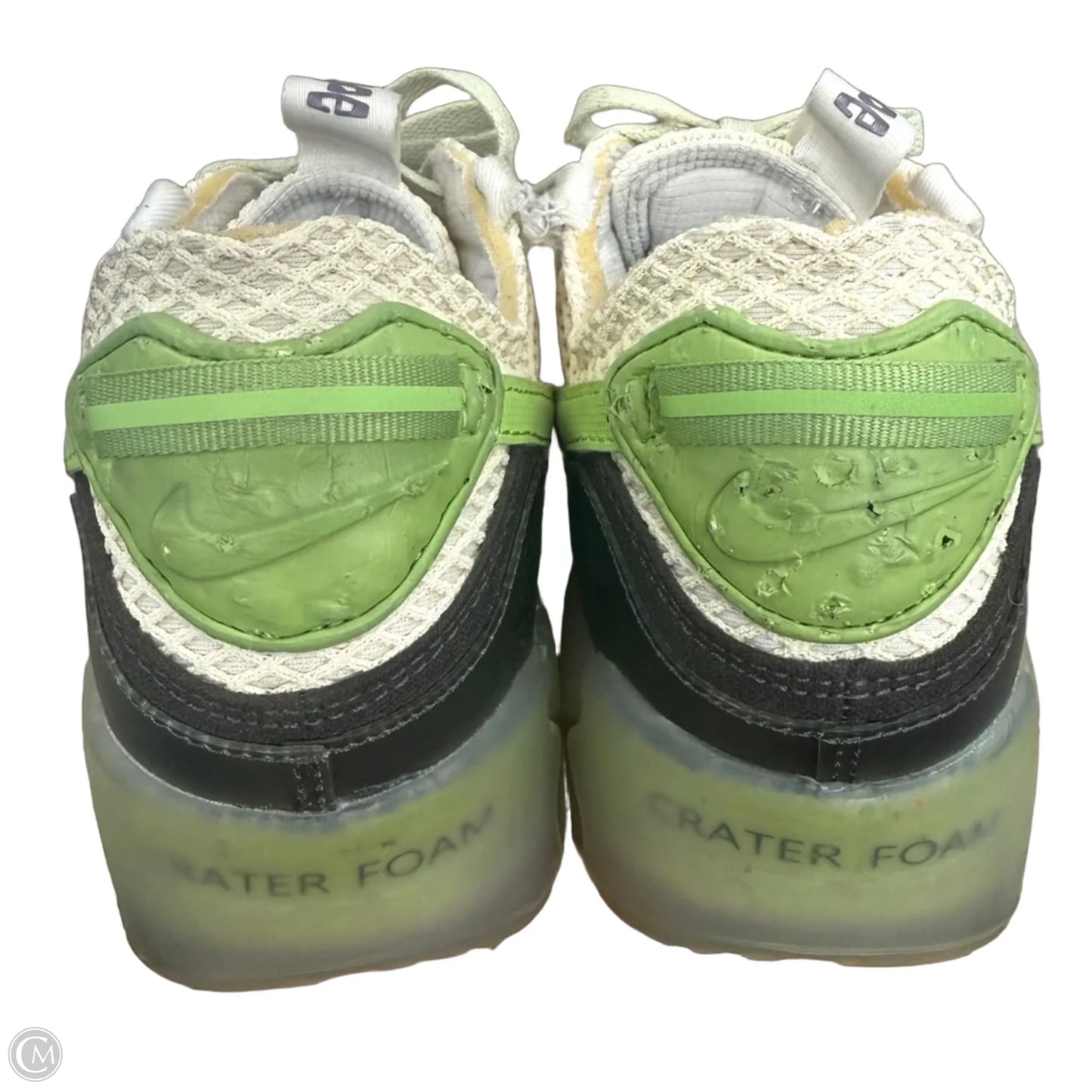 Shoes Sneakers By Nike In Brown & Green, Size: 9.5