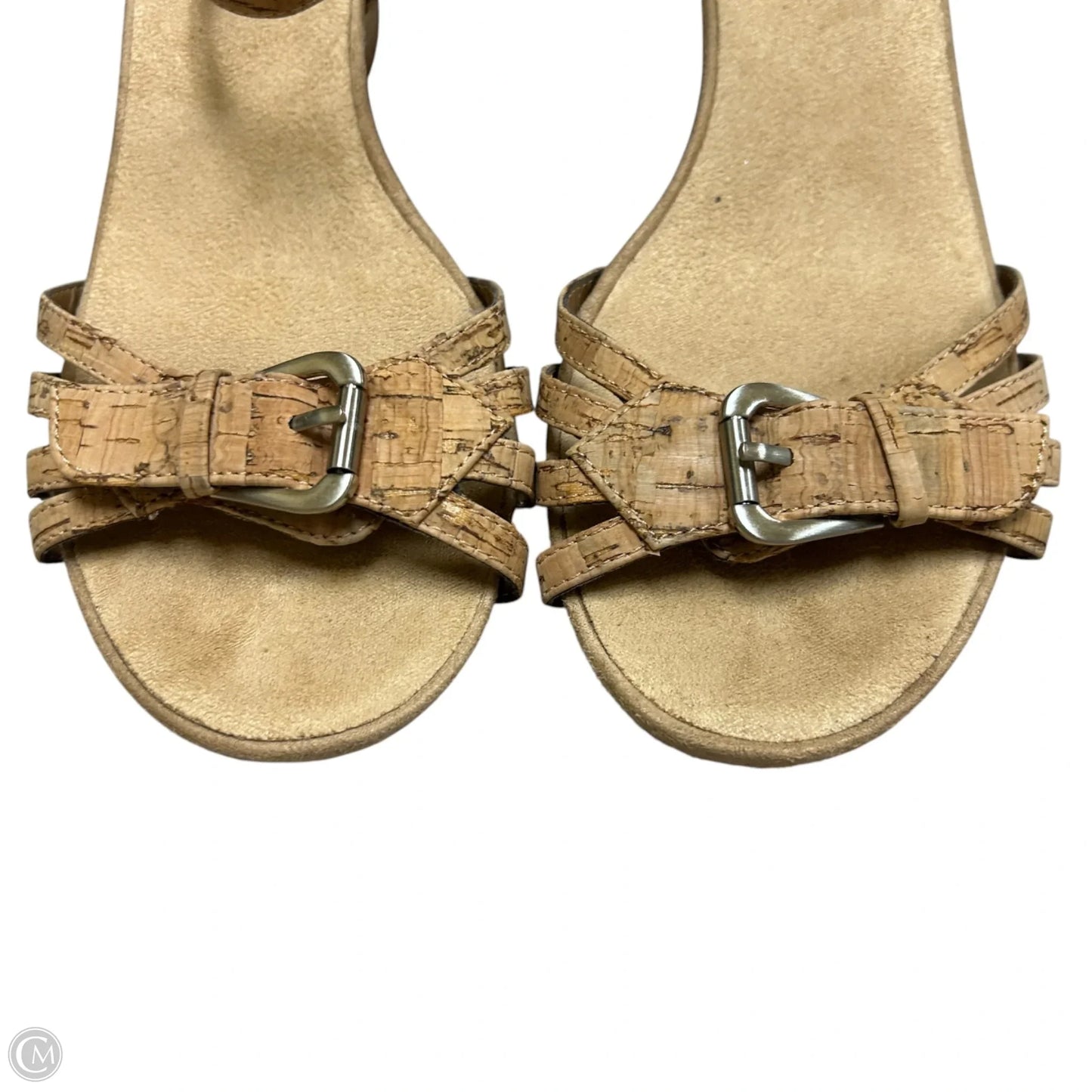 Sandals Heels Wedge By Aerosoles In Brown, Size: 8.5