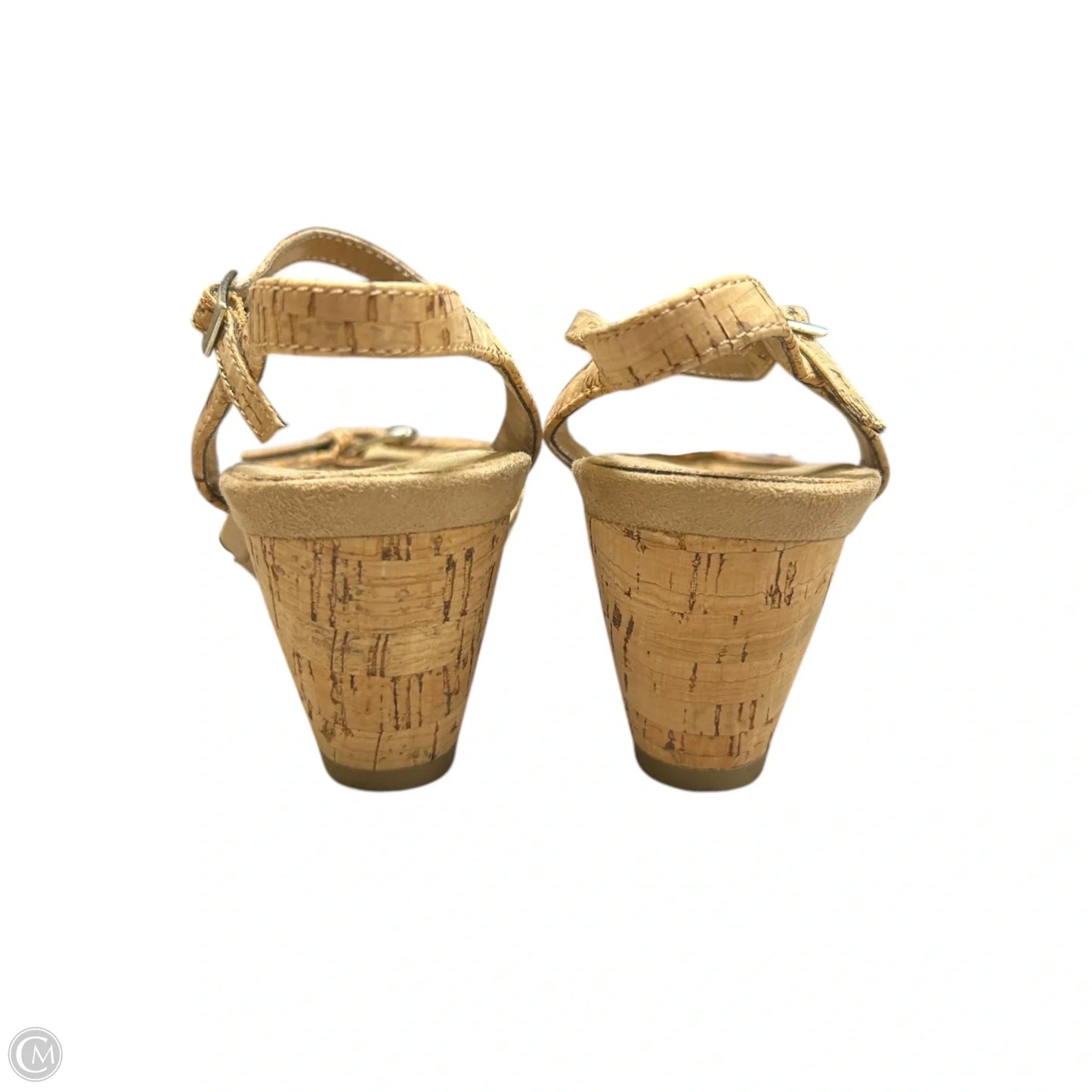 Sandals Heels Wedge By Aerosoles In Brown, Size: 8.5