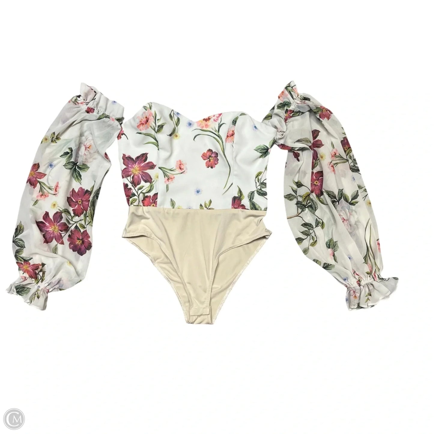 Bodysuit By Rnwy In Beige, Size: M