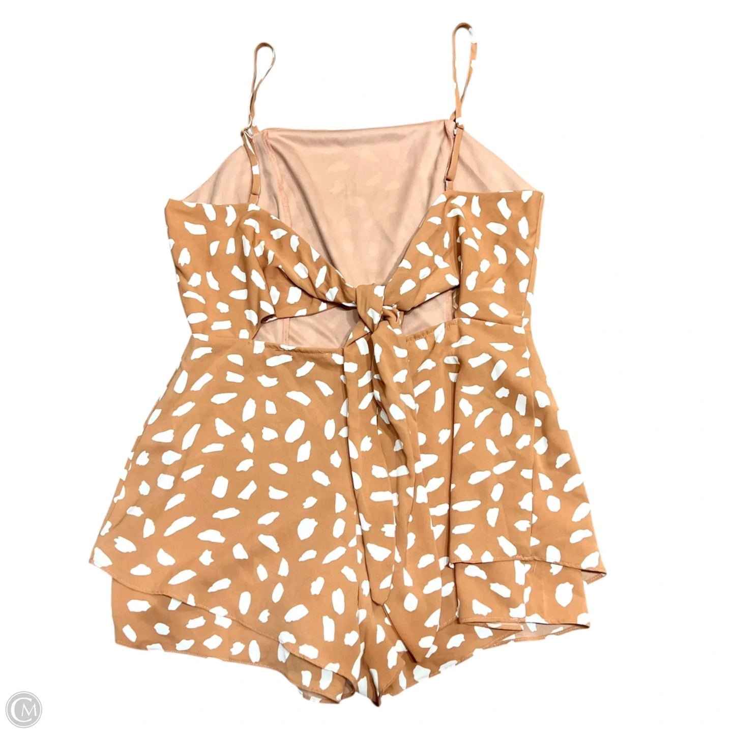 Romper By She + Sky In Orange, Size: M