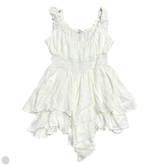 Romper By Forolav In White, Size: Xl