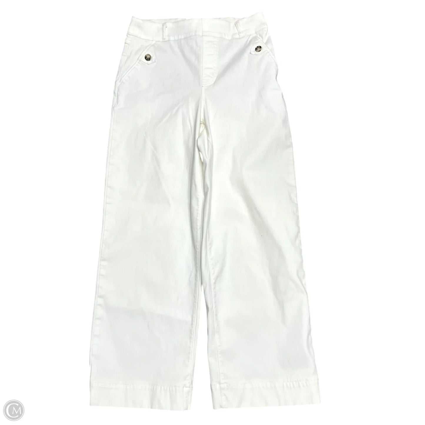 Jeans Boyfriend By Spanx In White Denim, Size: S