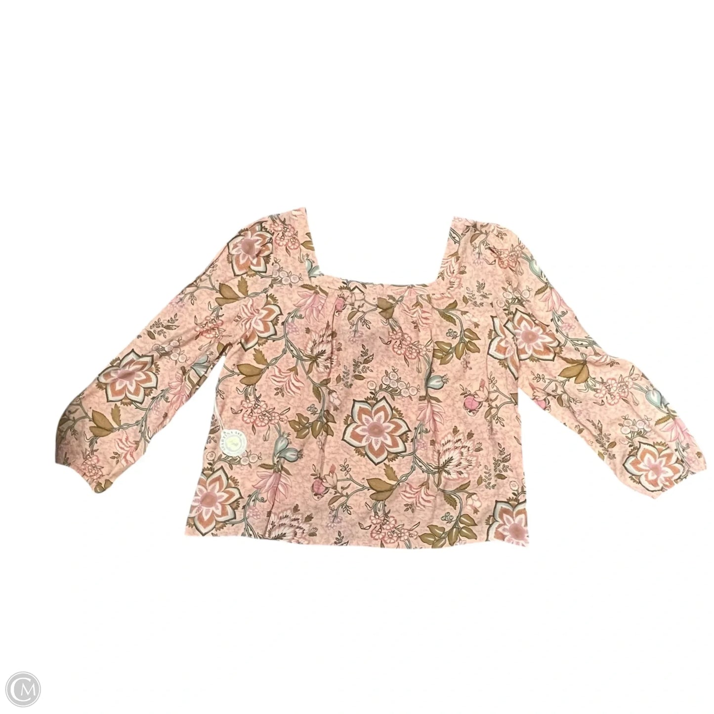 Top Long Sleeve By Spartina In Pink, Size: Xl