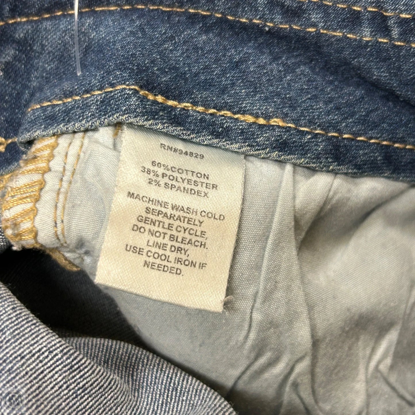Jeans Flared By Derek Heart In Blue Denim, Size: S