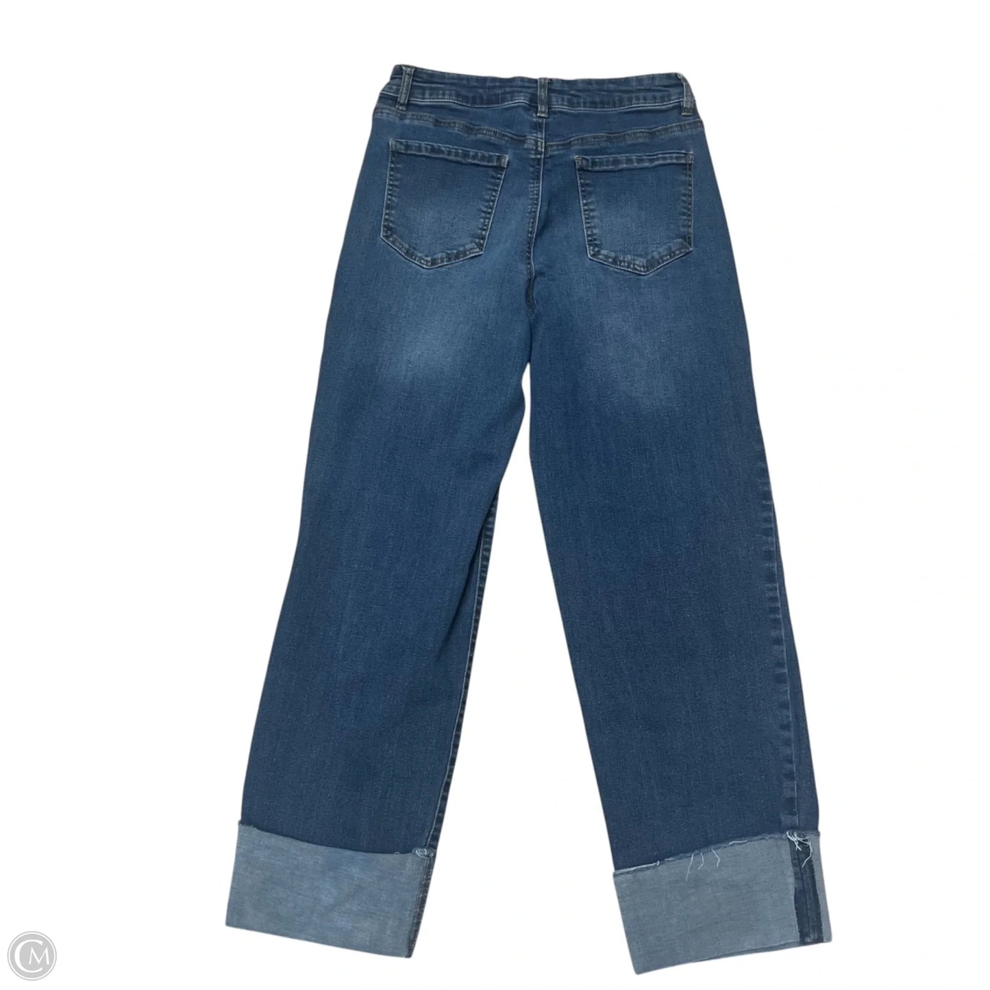 Jeans Straight By D Jeans In Blue Denim, Size: 4