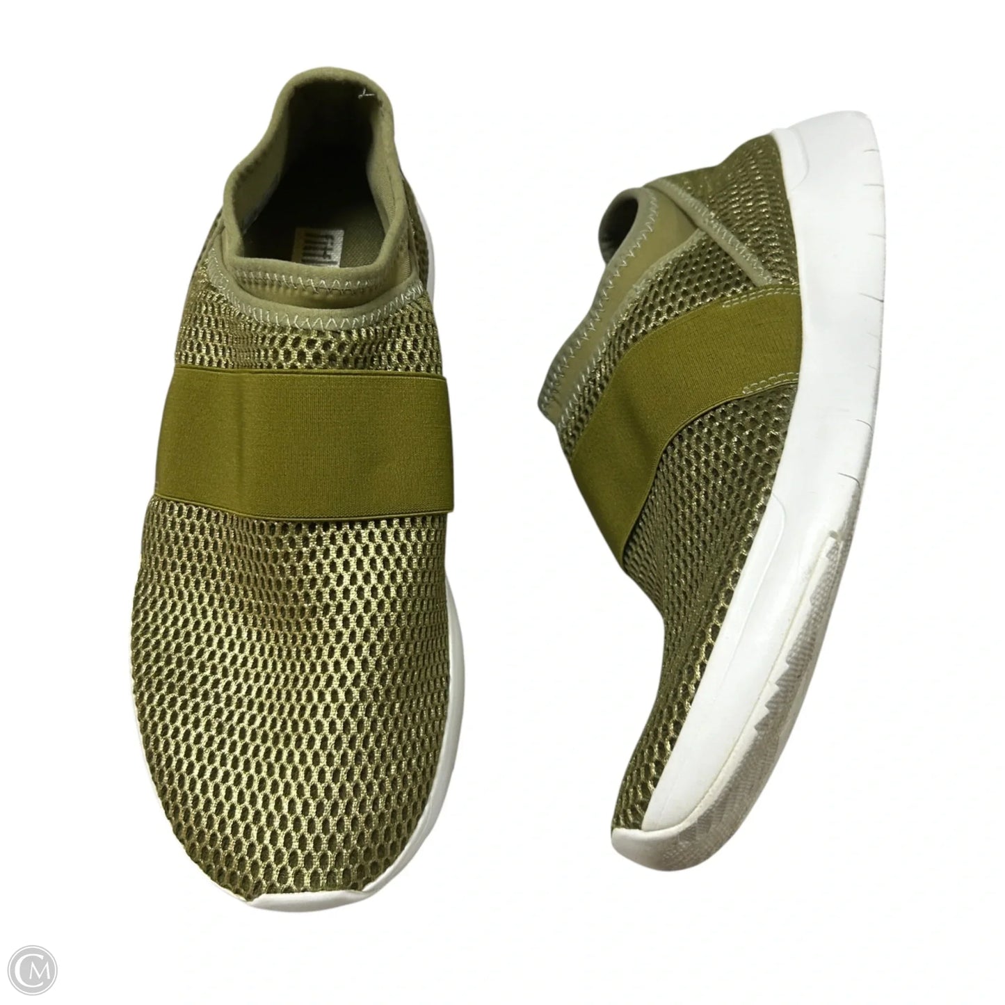 Shoes Sneakers By Fitflop In Green, Size: 8