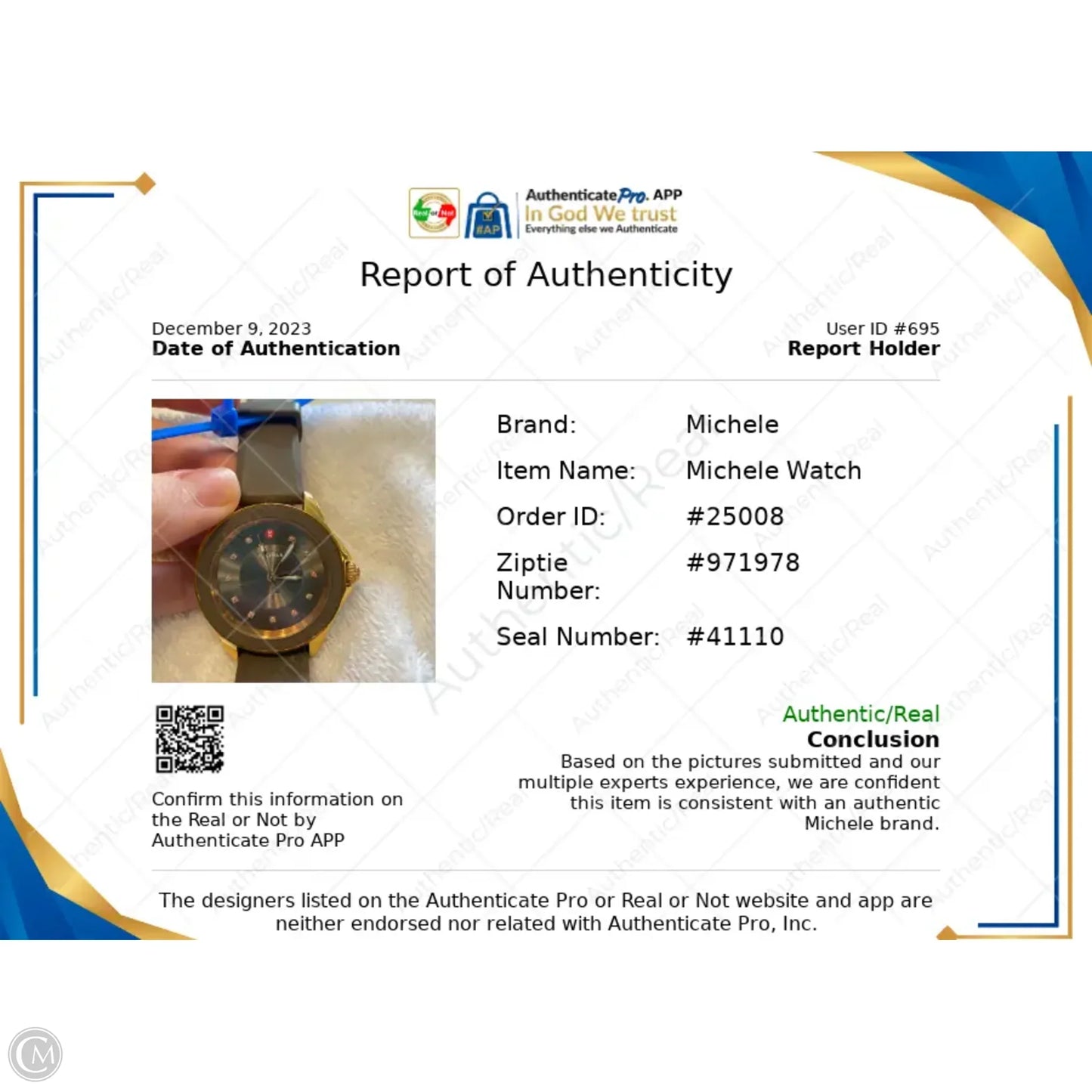 Watch Luxury Designer By Michele