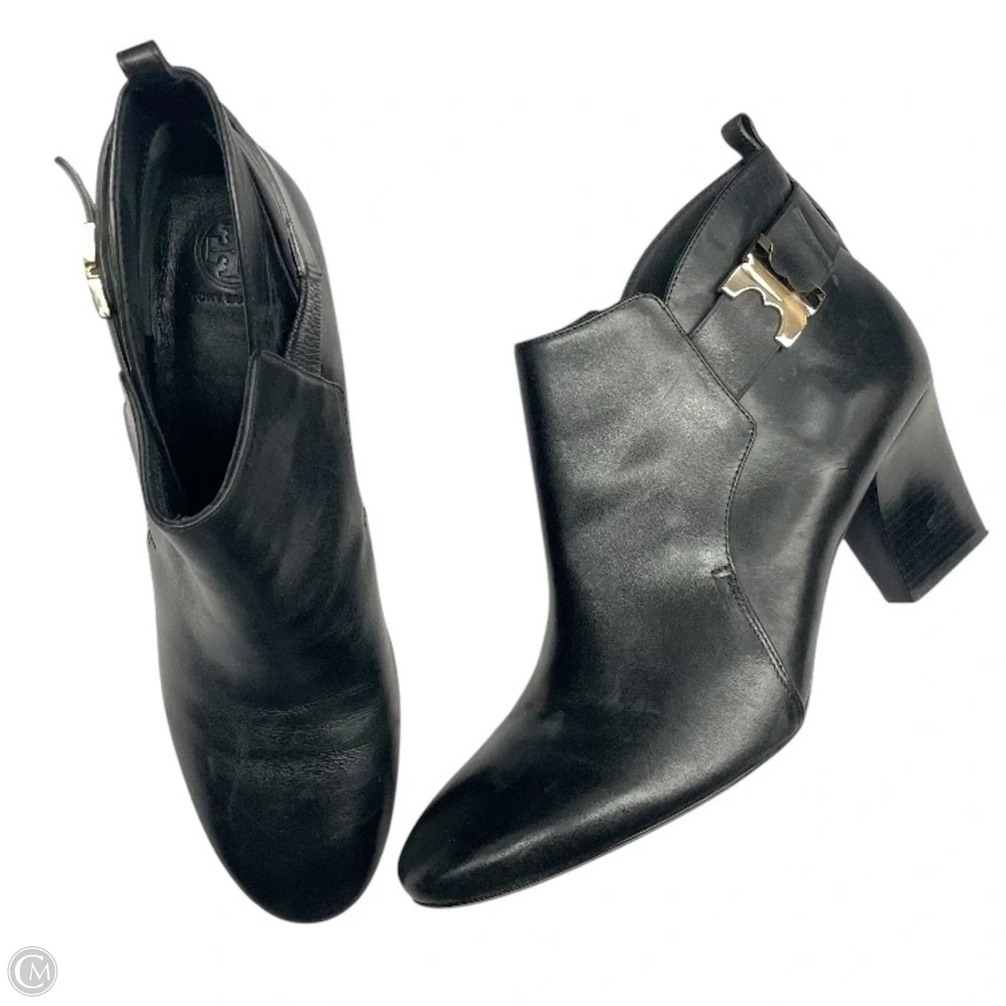 Boots Ankle Heels By Tory Burch In Black, Size: 11