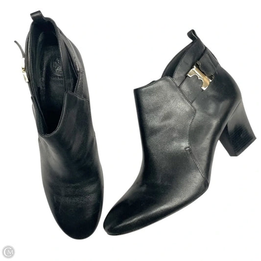 Boots Ankle Heels By Tory Burch In Black, Size: 11