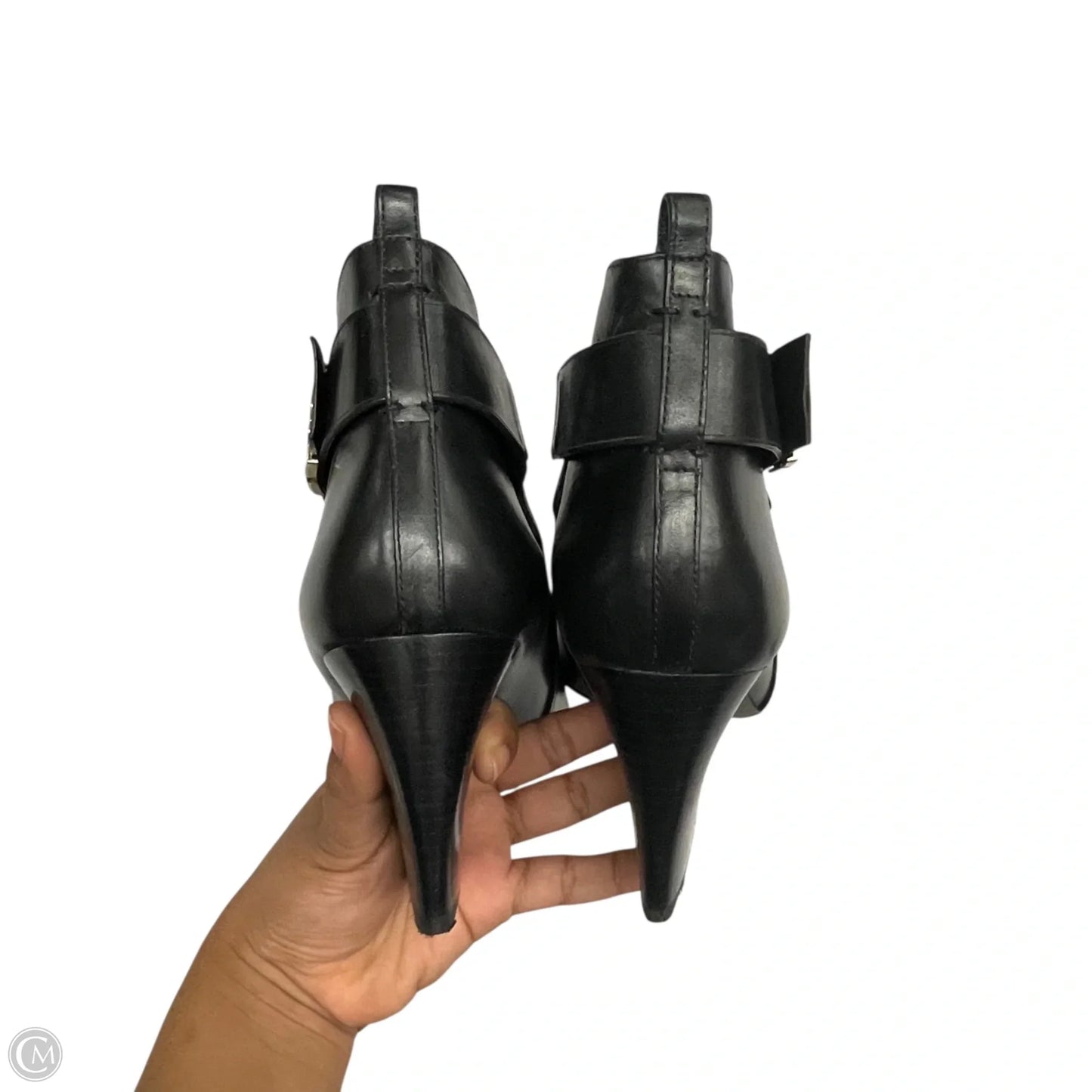 Boots Ankle Heels By Tory Burch In Black, Size: 11