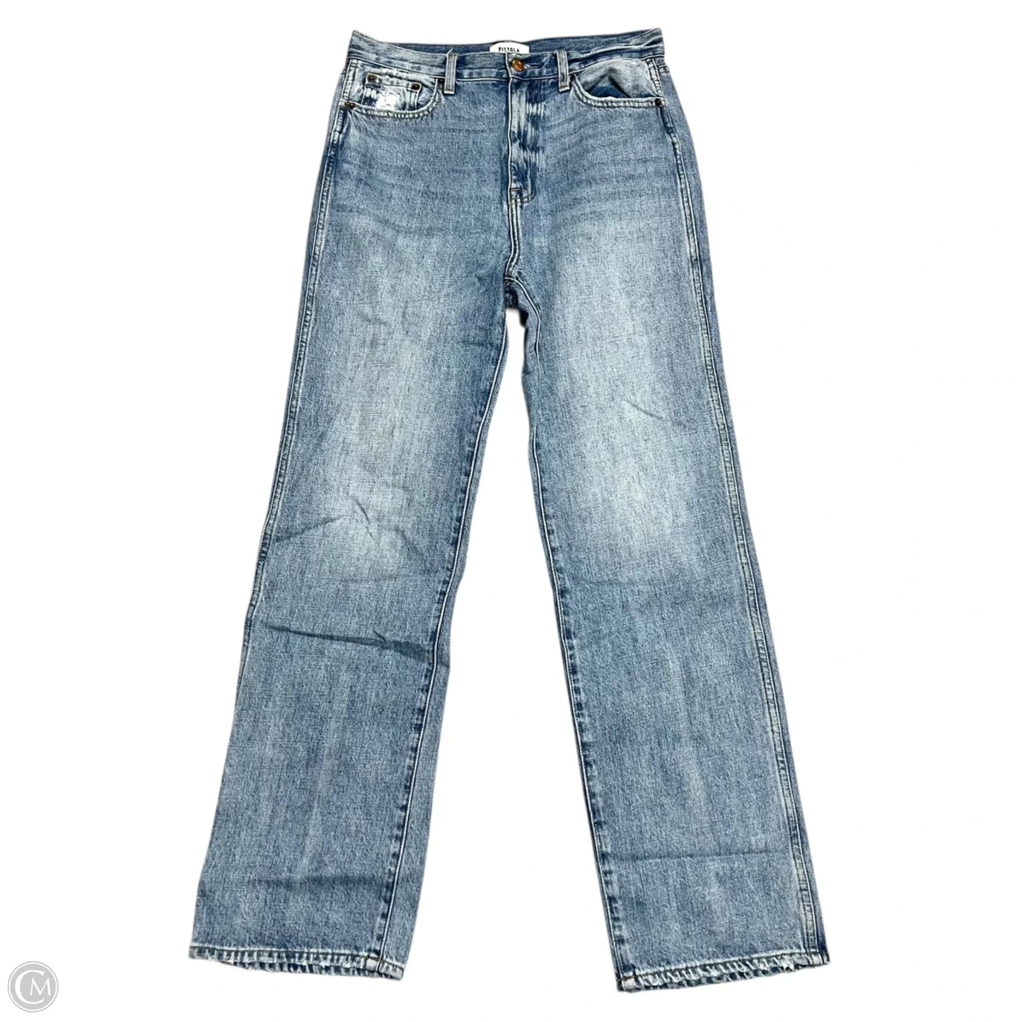 Jeans Boyfriend By Pistola In Blue Denim, Size: 4