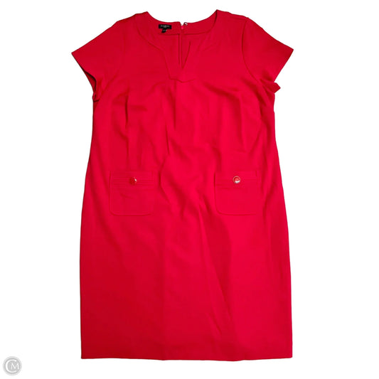 Dress Work By Talbots In Red, Size: 14