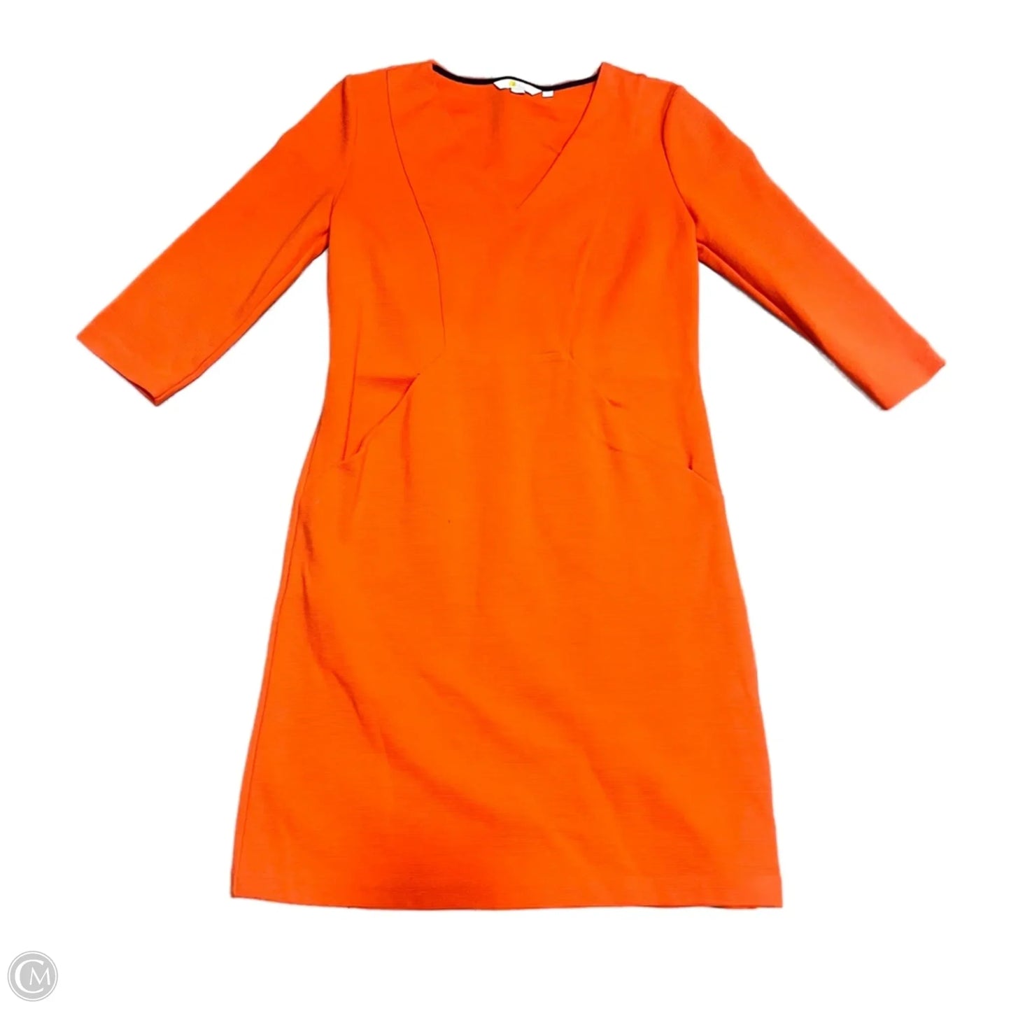 Dress Work By Boden In Orange, Size: Sp