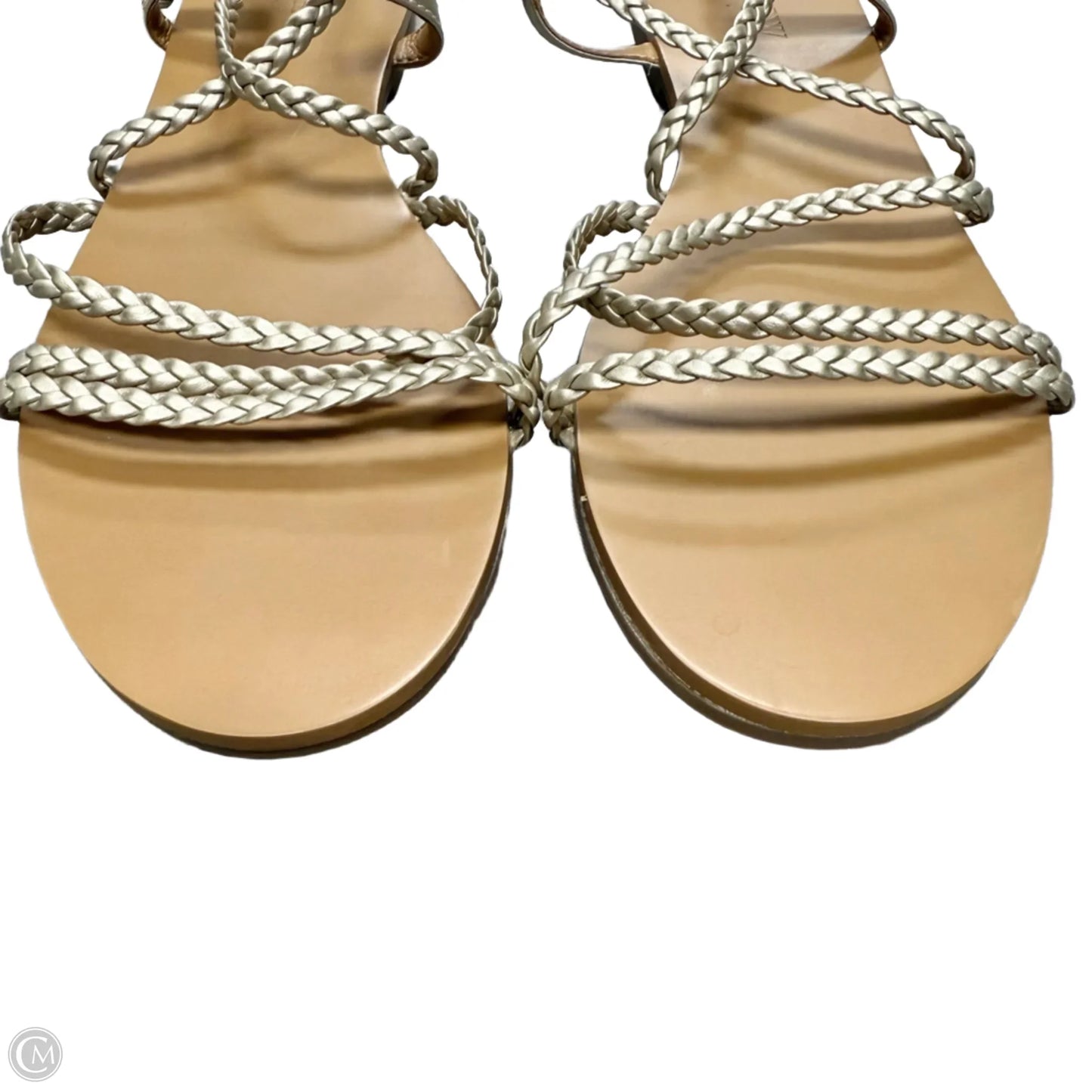 Sandals Flats By J. Crew In Gold, Size: 7