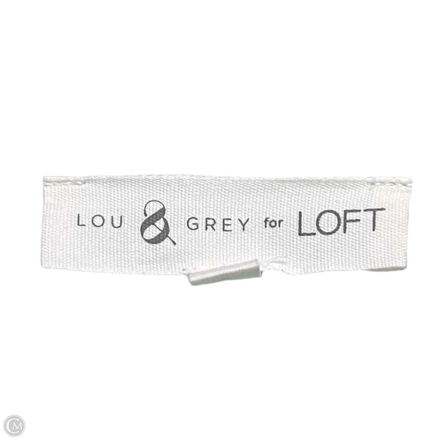 Top Long Sleeve By Lou And Grey In Green & White, Size: Xs