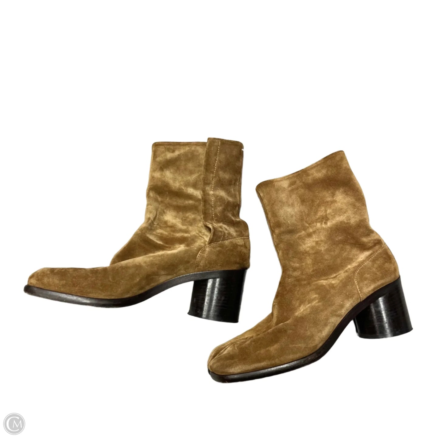 Boots Designer By Maison Margiela In Brown, Size: 8.5