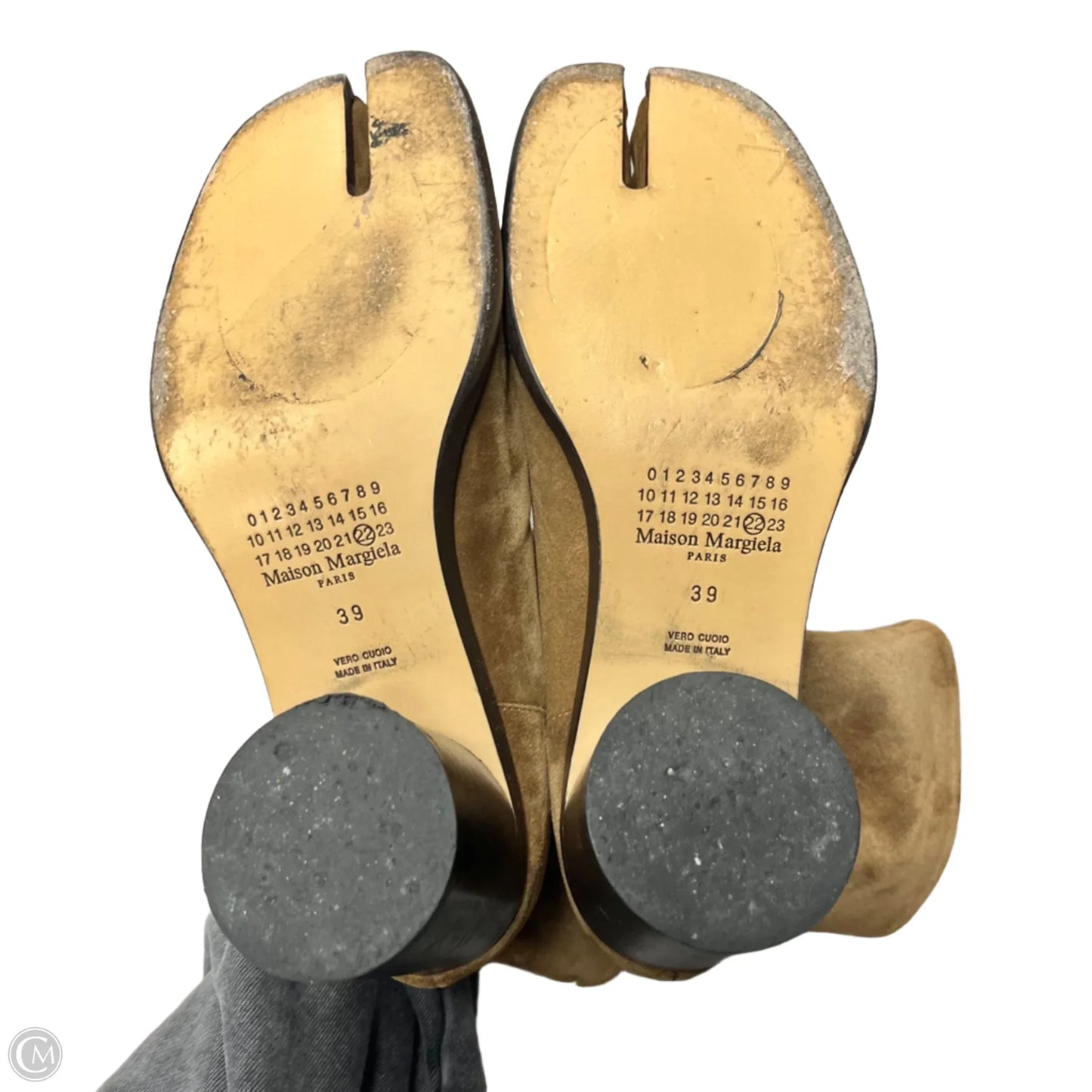 Boots Designer By Maison Margiela In Brown, Size: 8.5