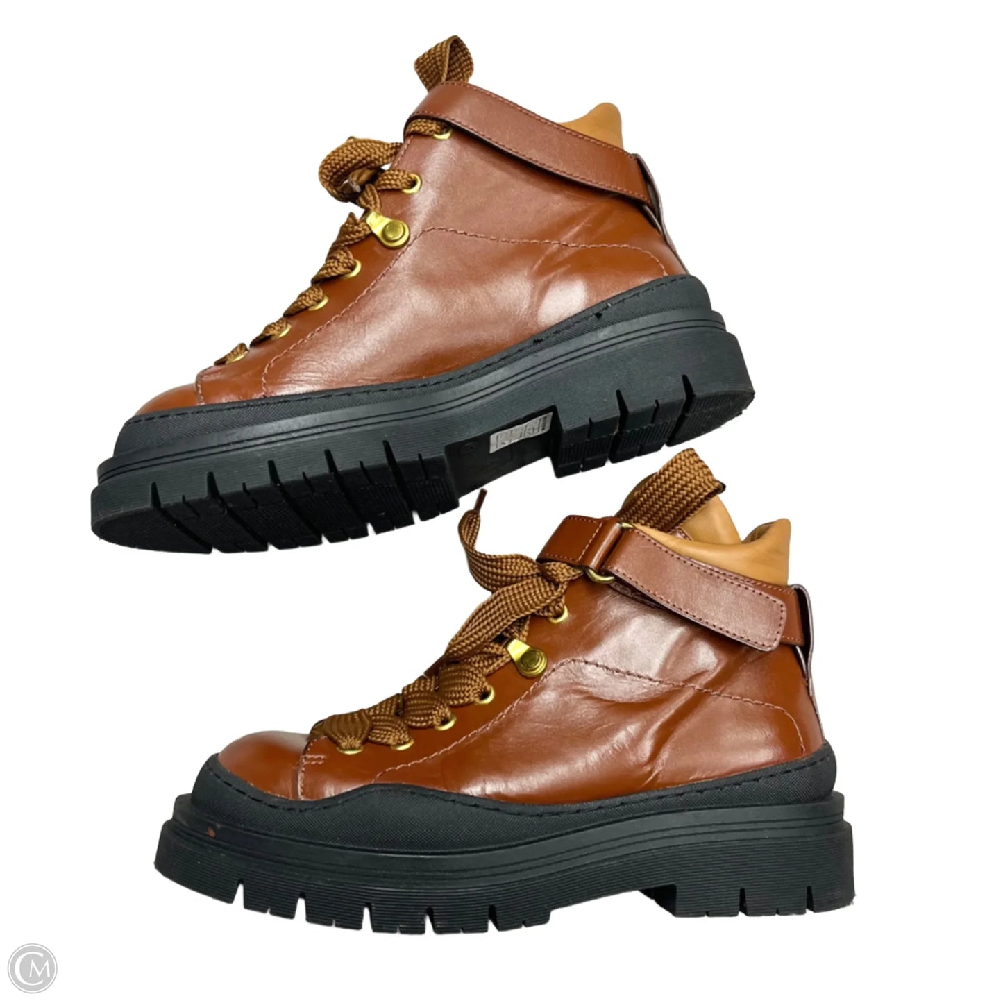 Boots Designer By See By Chloe In Brown, Size: 10.5