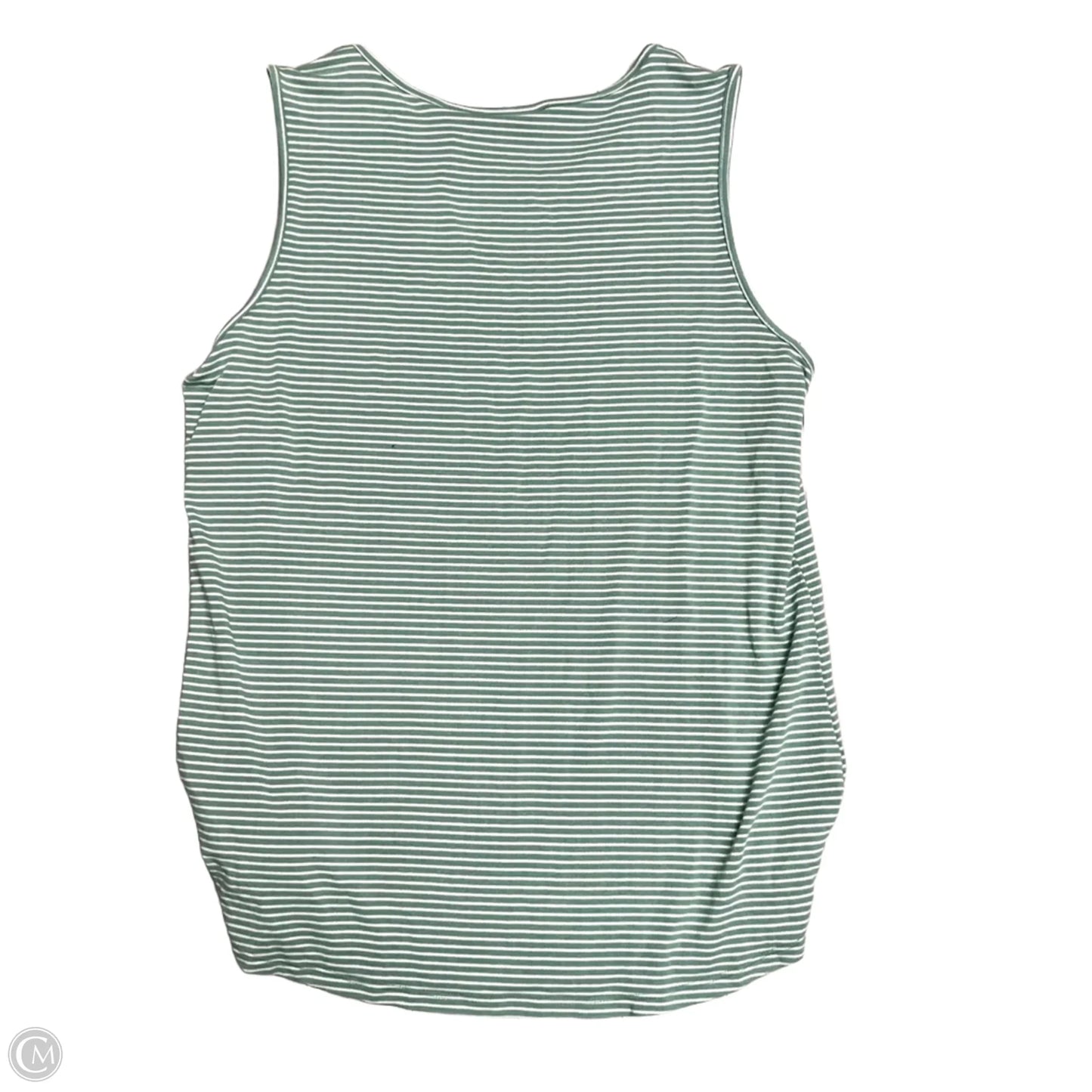 Top Sleeveless By Jones And Co In Green, Size: L