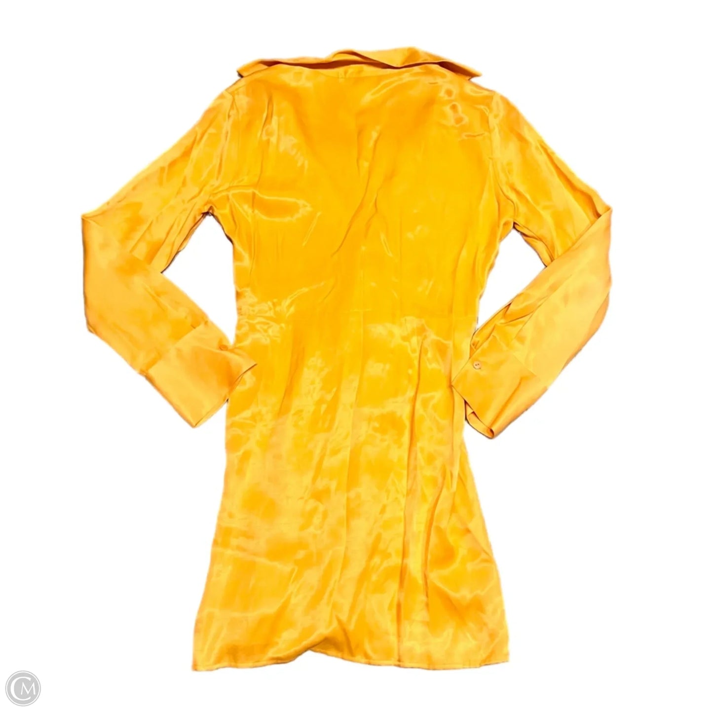 Dress Casual Short By Zara In Orange, Size: S