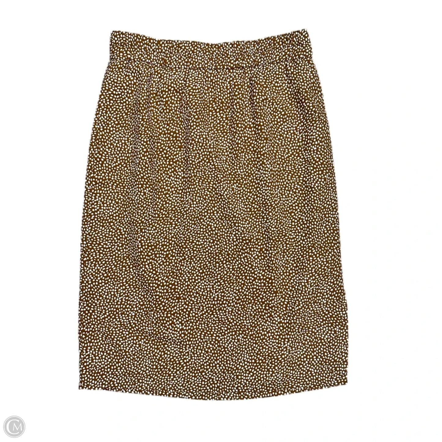 Skirt Maxi By J. Crew In Brown & White, Size: M