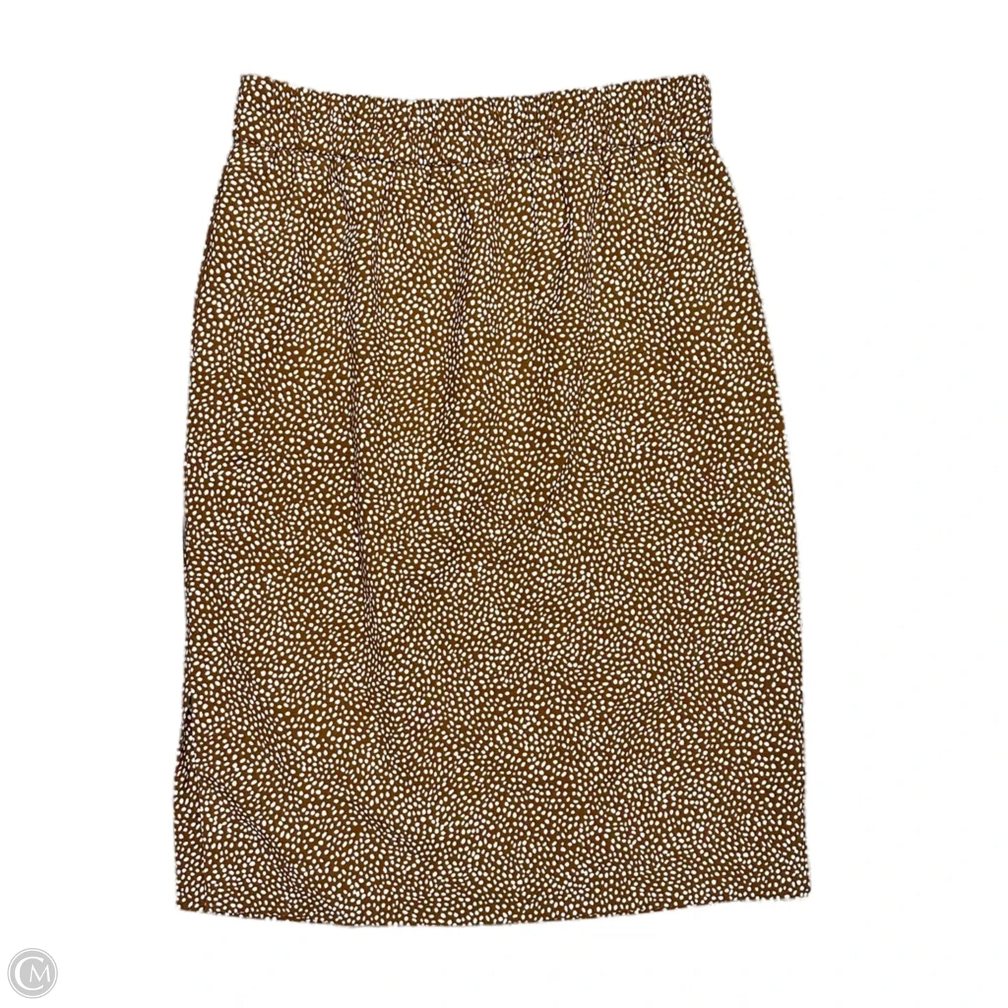 Skirt Maxi By J. Crew In Brown & White, Size: M