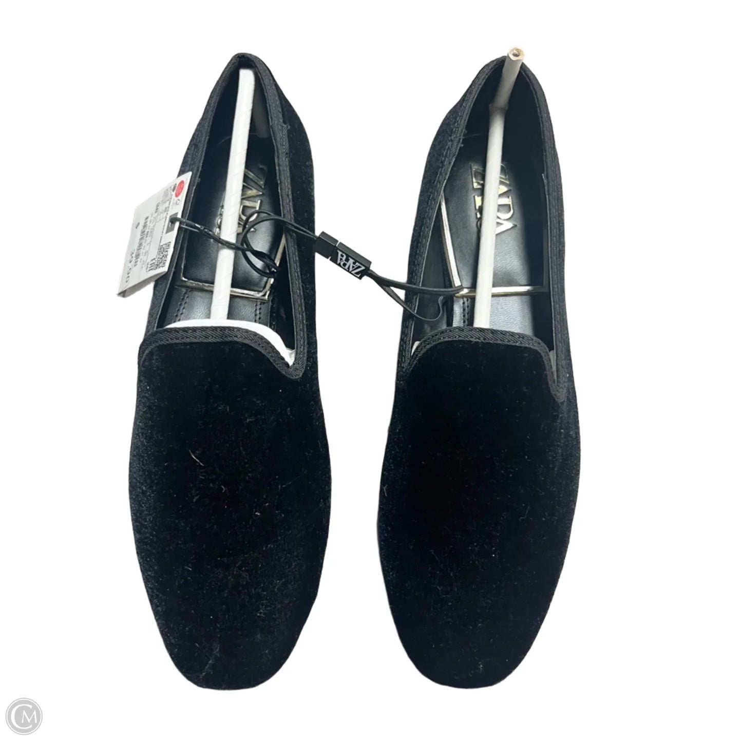 Shoes Flats By Zara In Black, Size: 7.5