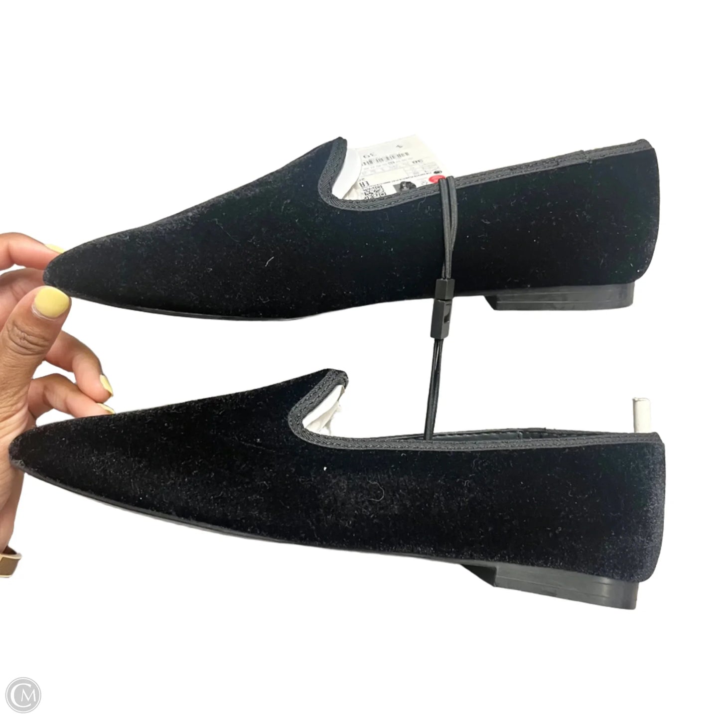 Shoes Flats By Zara In Black, Size: 7.5
