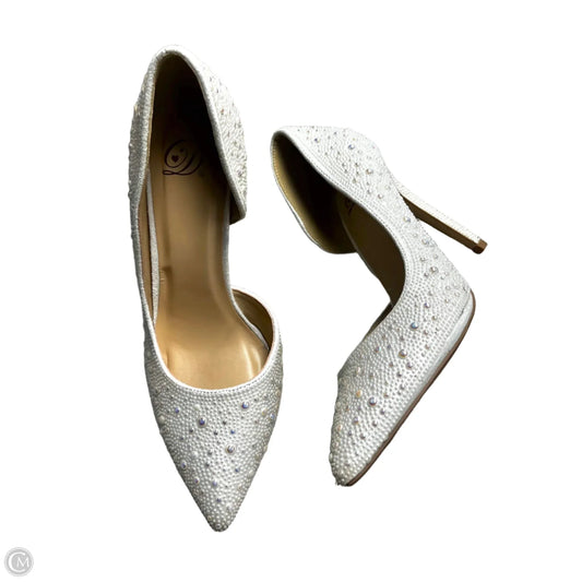 Shoes Heels Stiletto By D Bellissimo In White, Size: 8