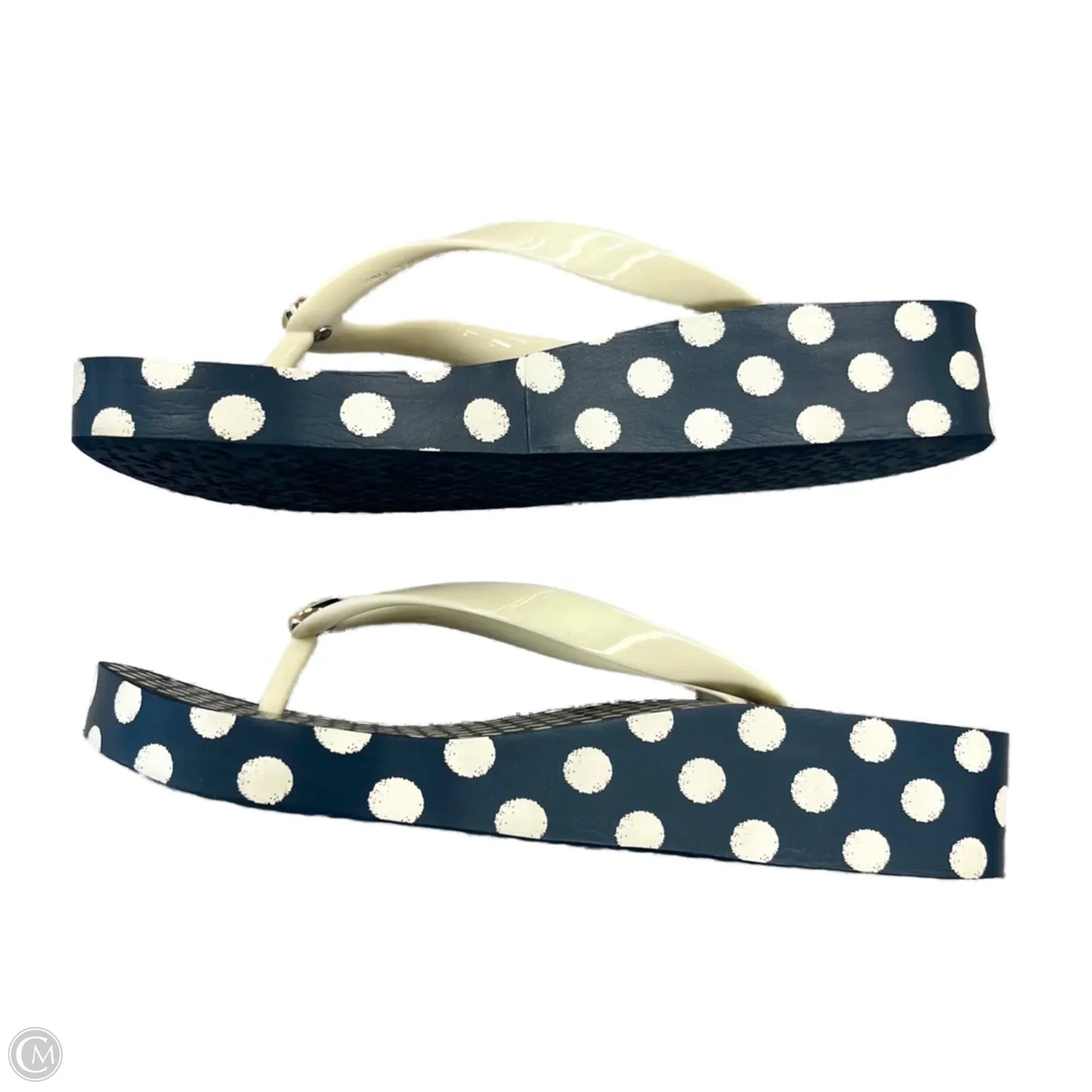 Sandals Designer By Tory Burch In Polkadot Pattern, Size: 7.5